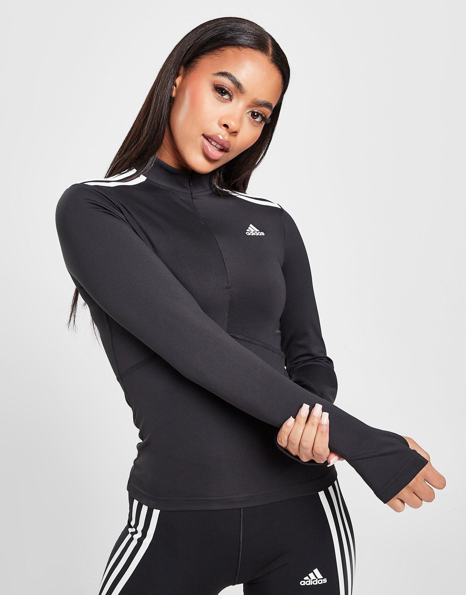 adidas Shine 1/4 Zip Long Sleeve Top