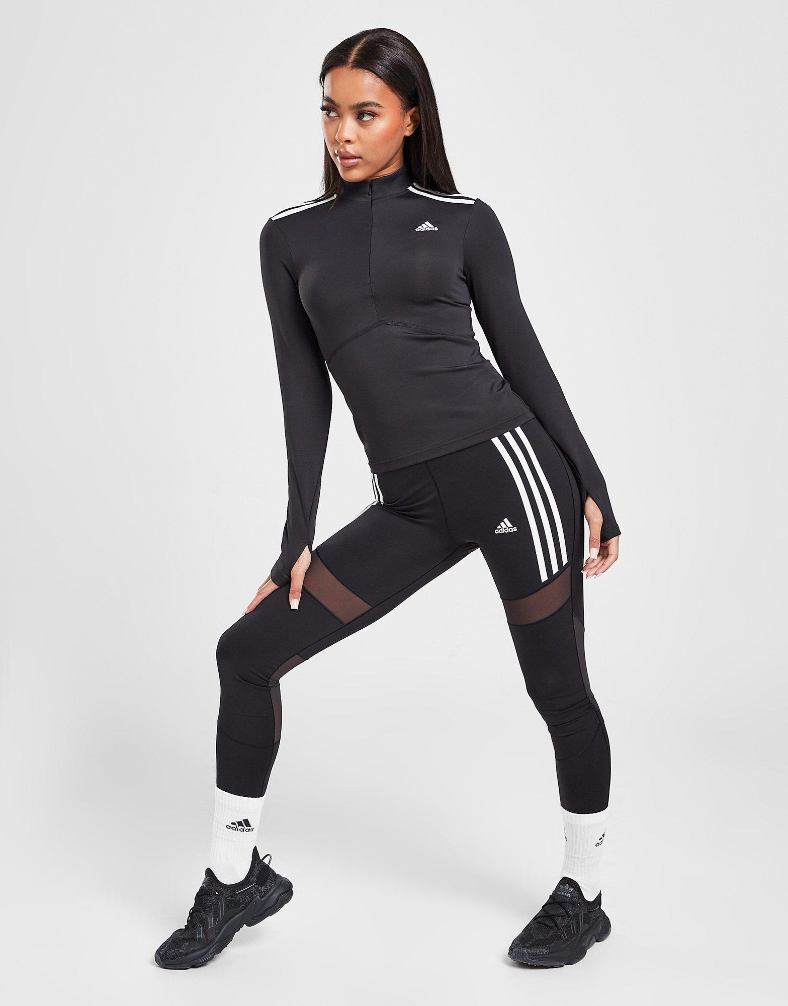 adidas Shine 1/4 Zip Long Sleeve Top