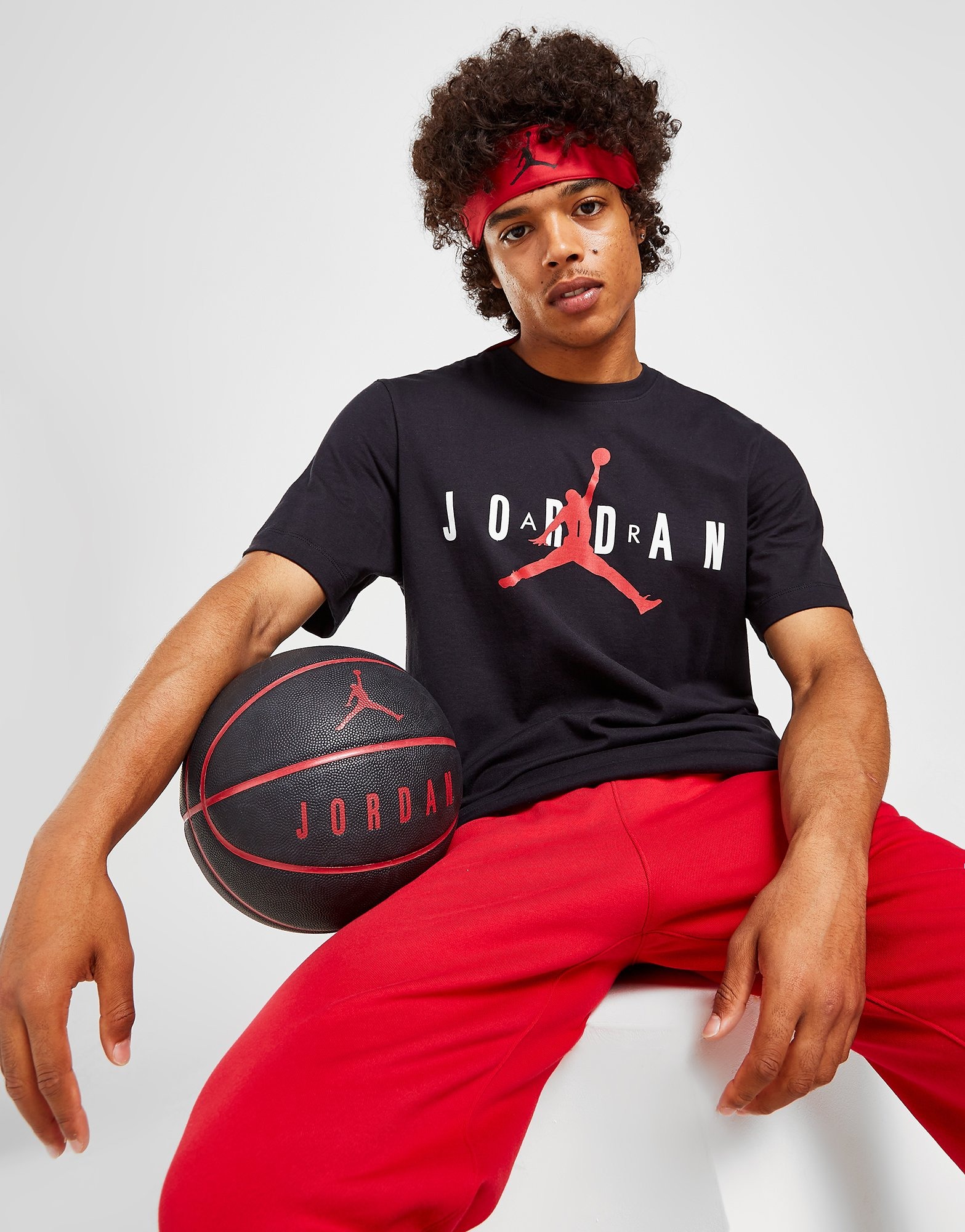 invierno Tratar carril Jordan camiseta Air en Negro | JD Sports España