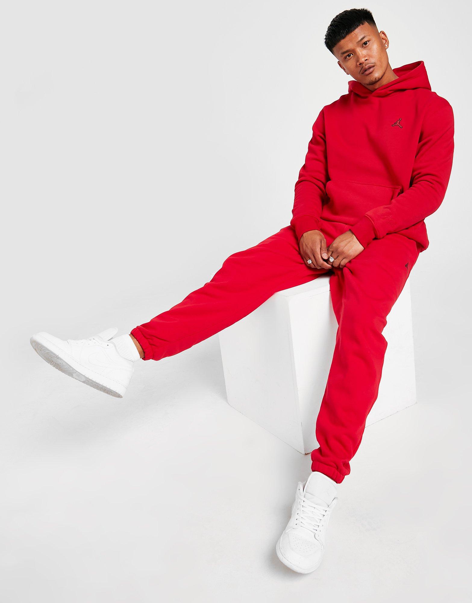 red jordan joggers