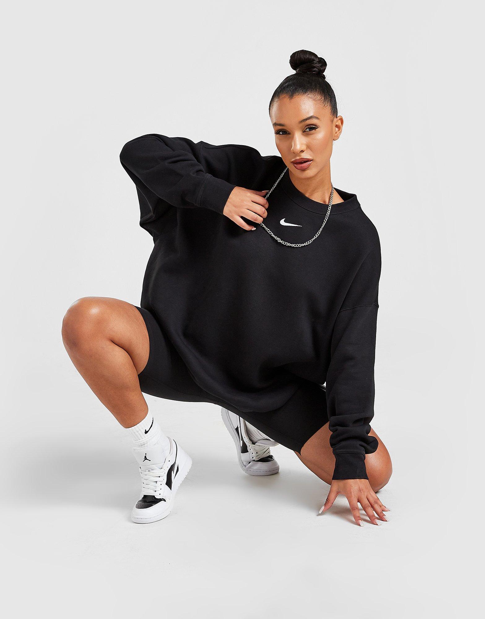 nike essential oversized fleece hoodie