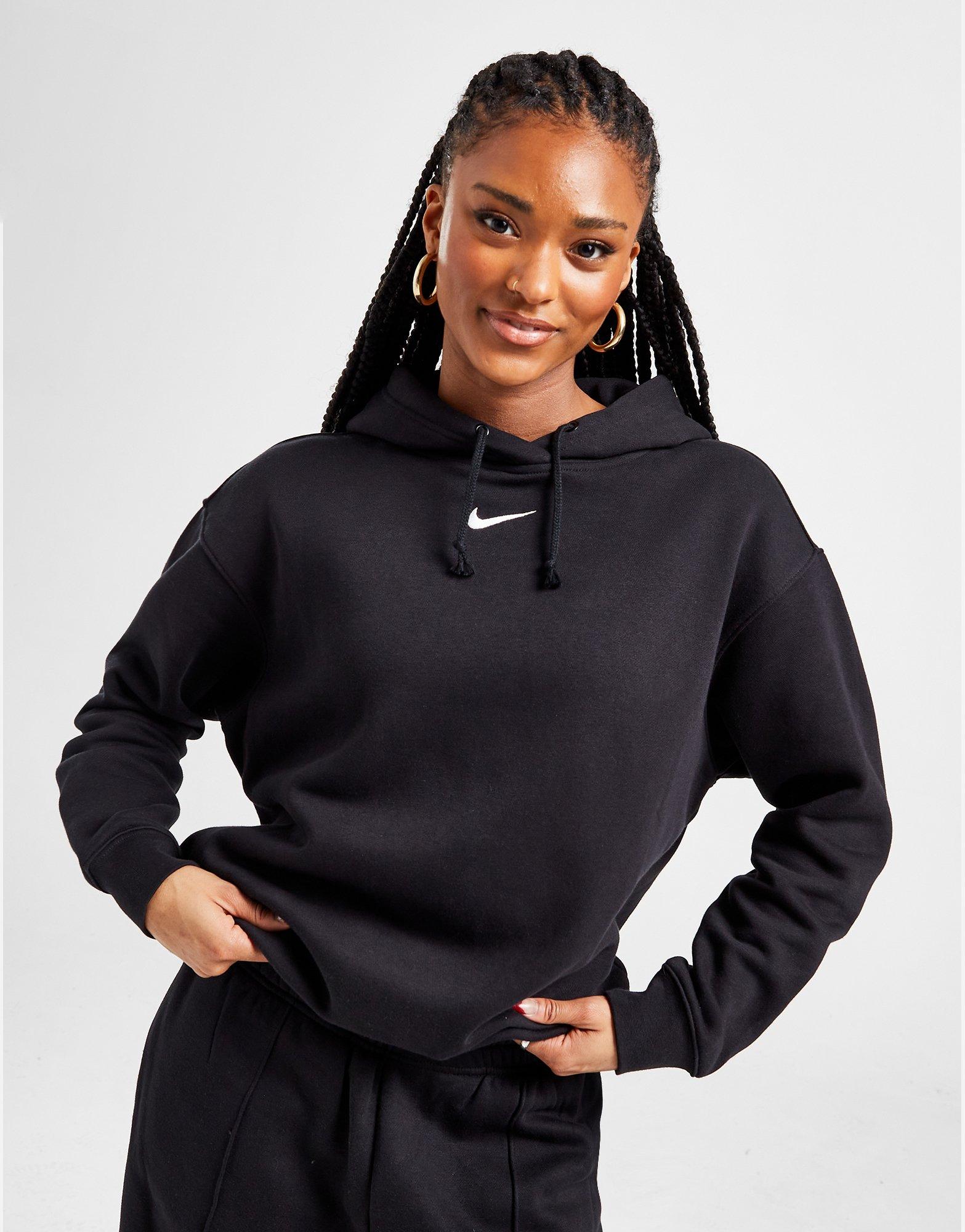 Sudadera Nike Negra Capucha Mujer