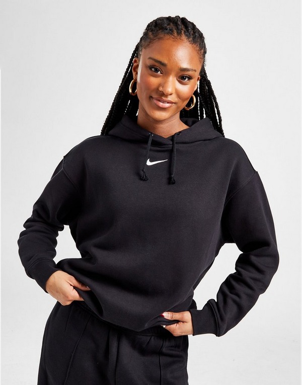 Acheter Noir Nike Sweat à capuche oversize en tissu Fleece Nike Sportswear Collection Essentials