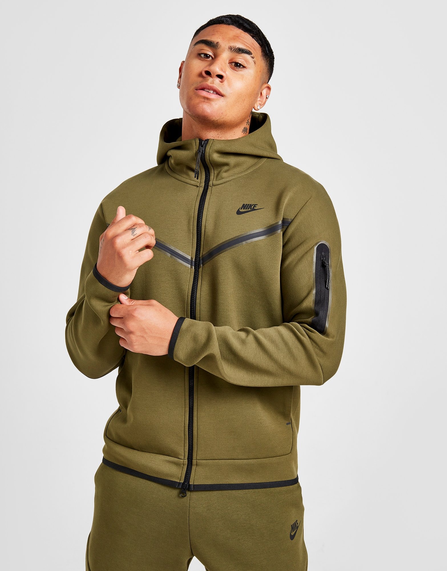 jd green nike hoodie