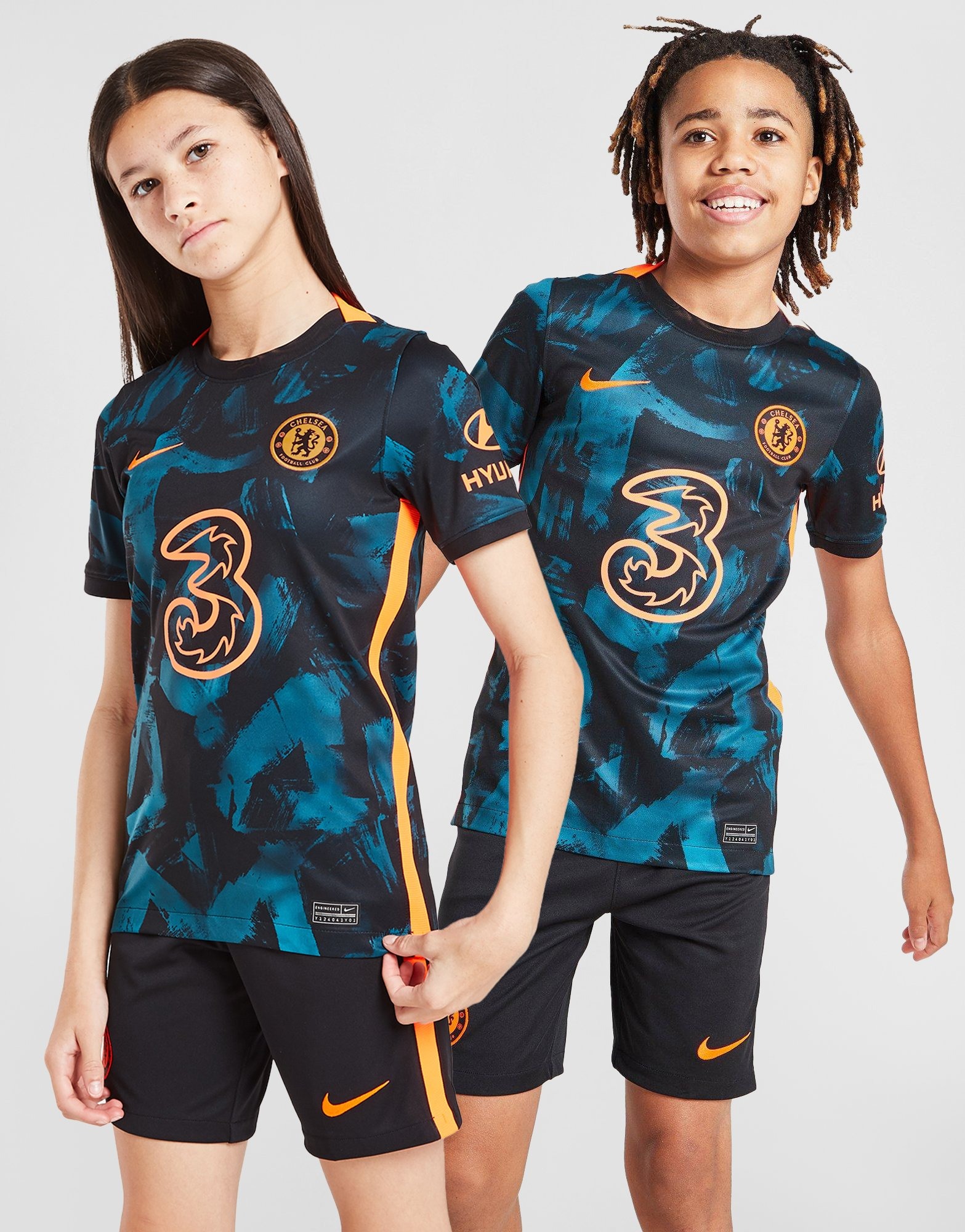 Black Nike Chelsea FC 2021/22 Third Shirt Junior - JD Sports NZ