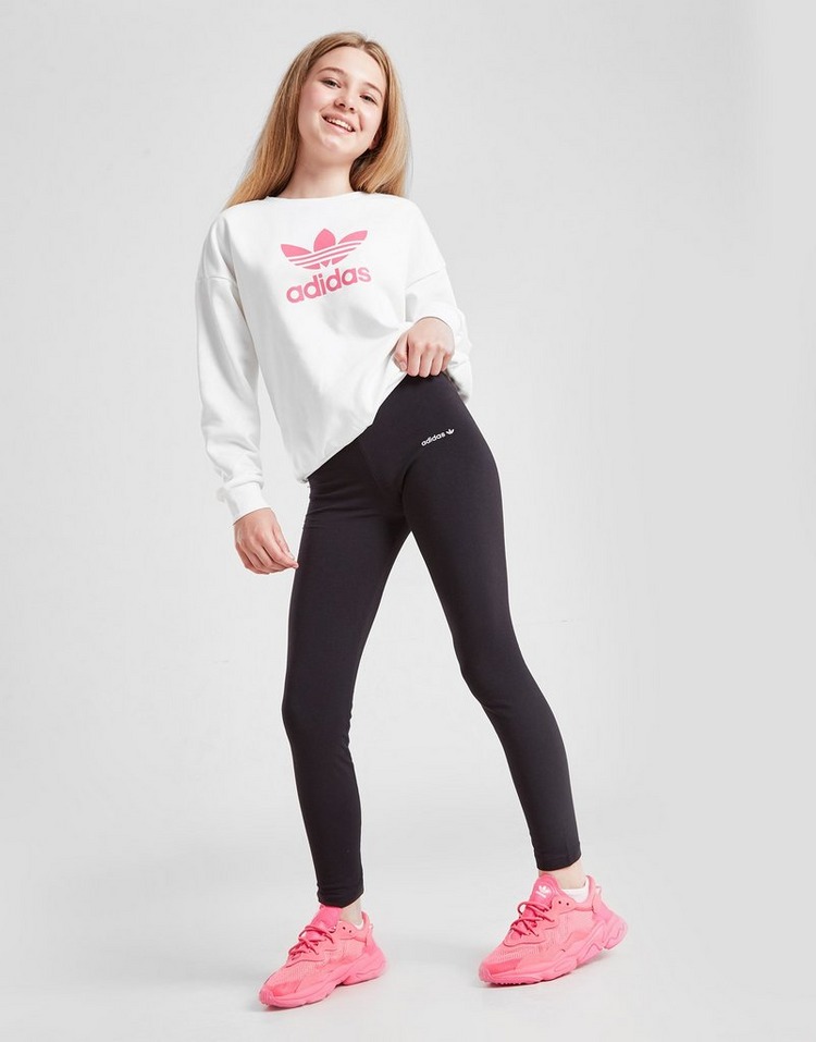 adidas Originals Girls' Small Trefoil Leggings Junior