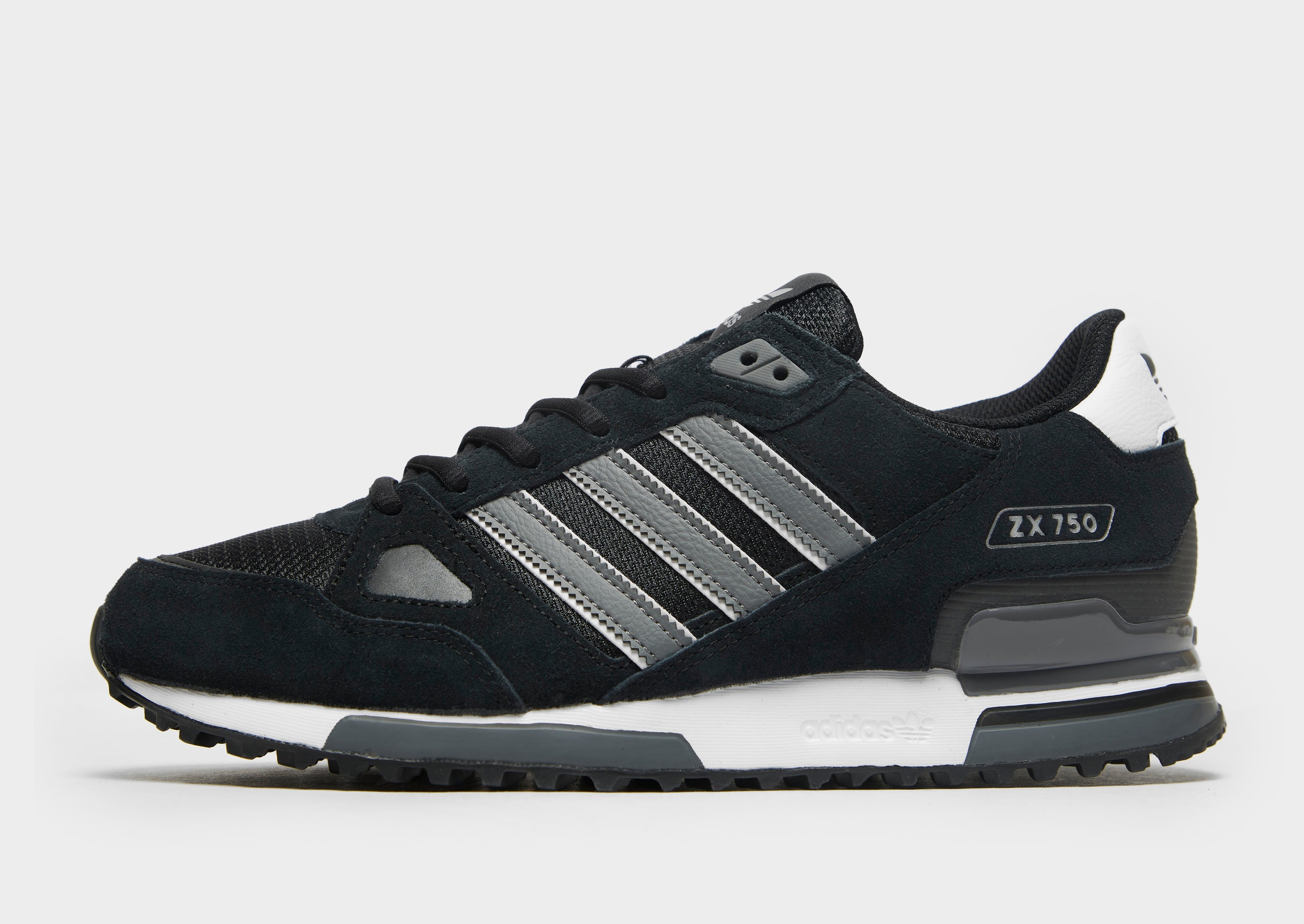 Black Adidas Originals Zx 750 Jd Sports