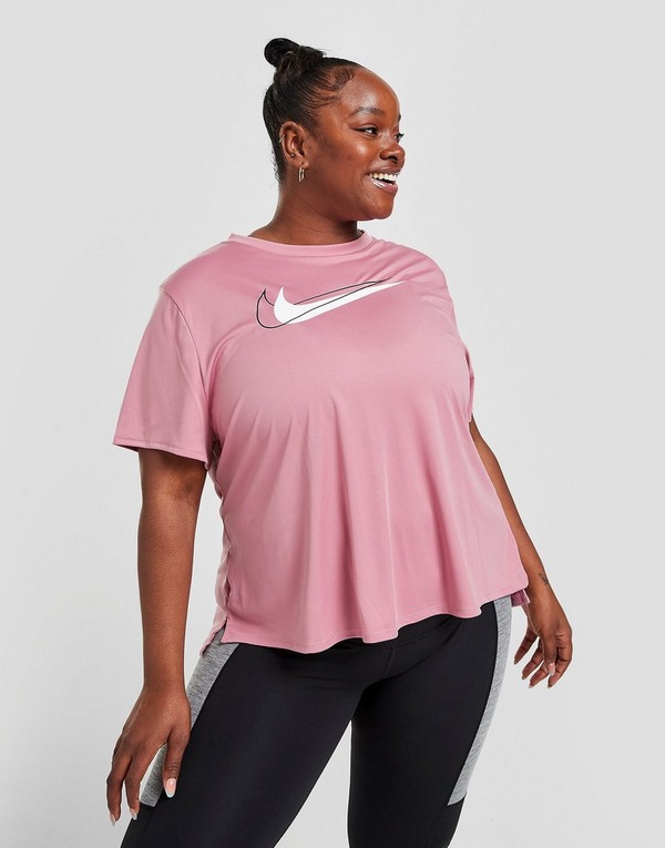 Pink Nike Plus Size Double Swoosh Running JD