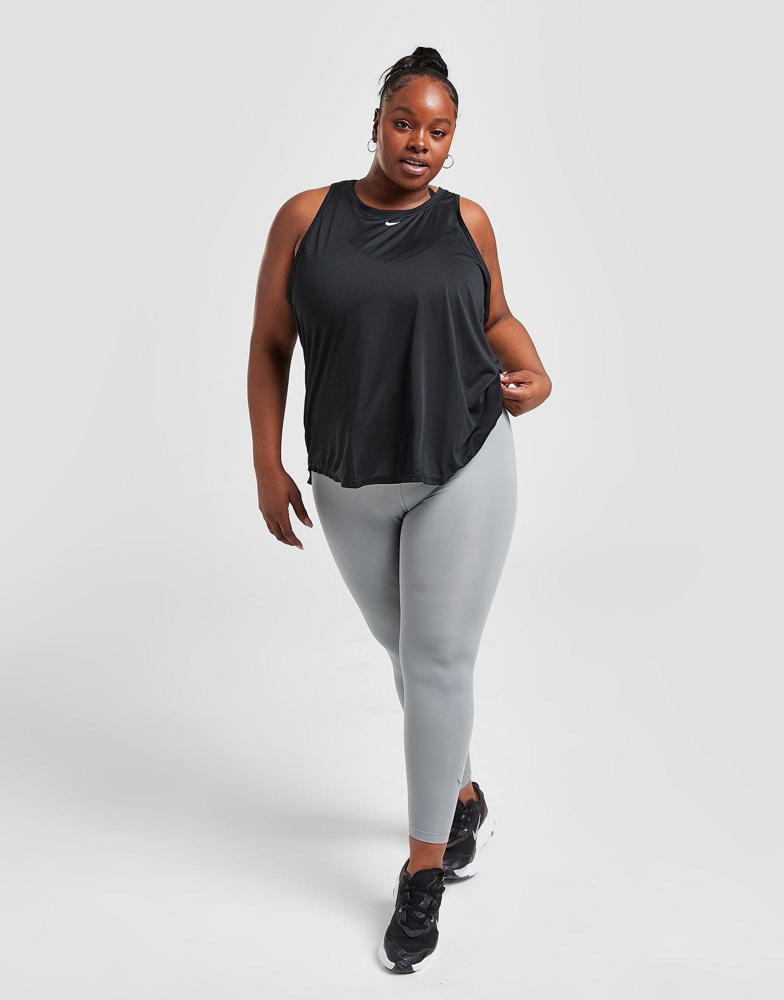 Black Nike Training One Plus Size Core Tank Top - JD Sports Global