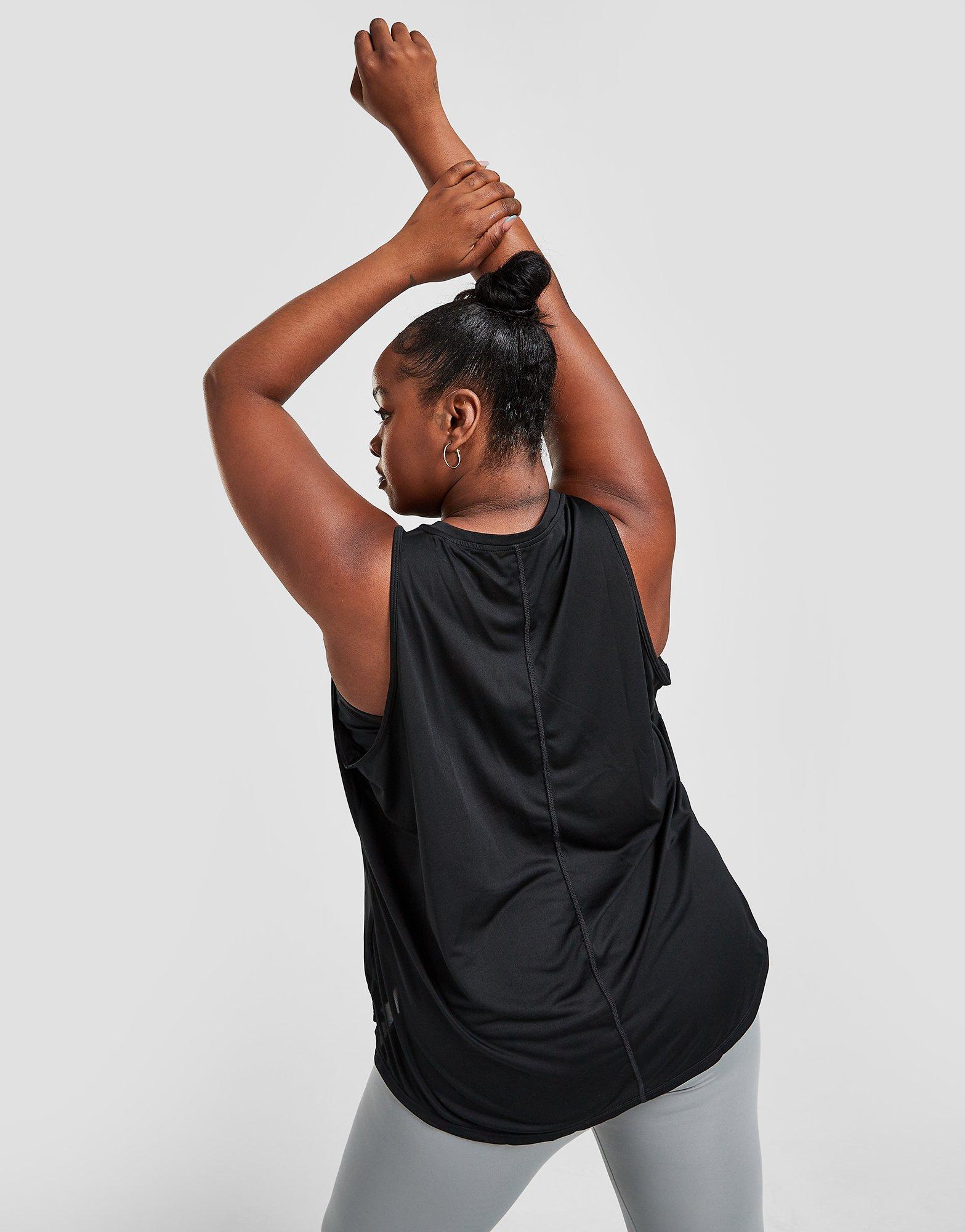 Black Nike Training One Plus Size Core Tank Top - JD Sports Global