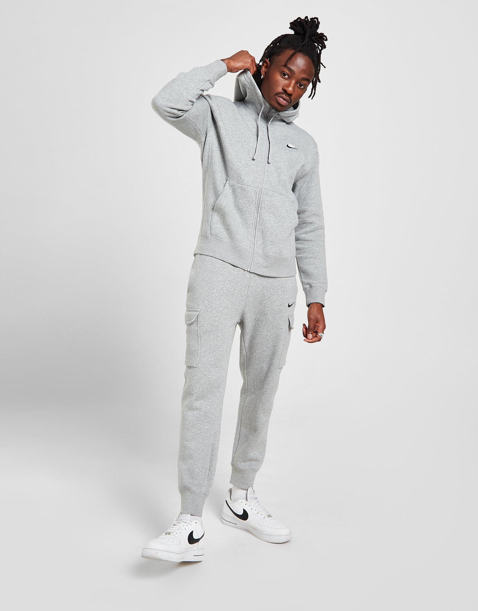 nike foundation full zip hoodie grey