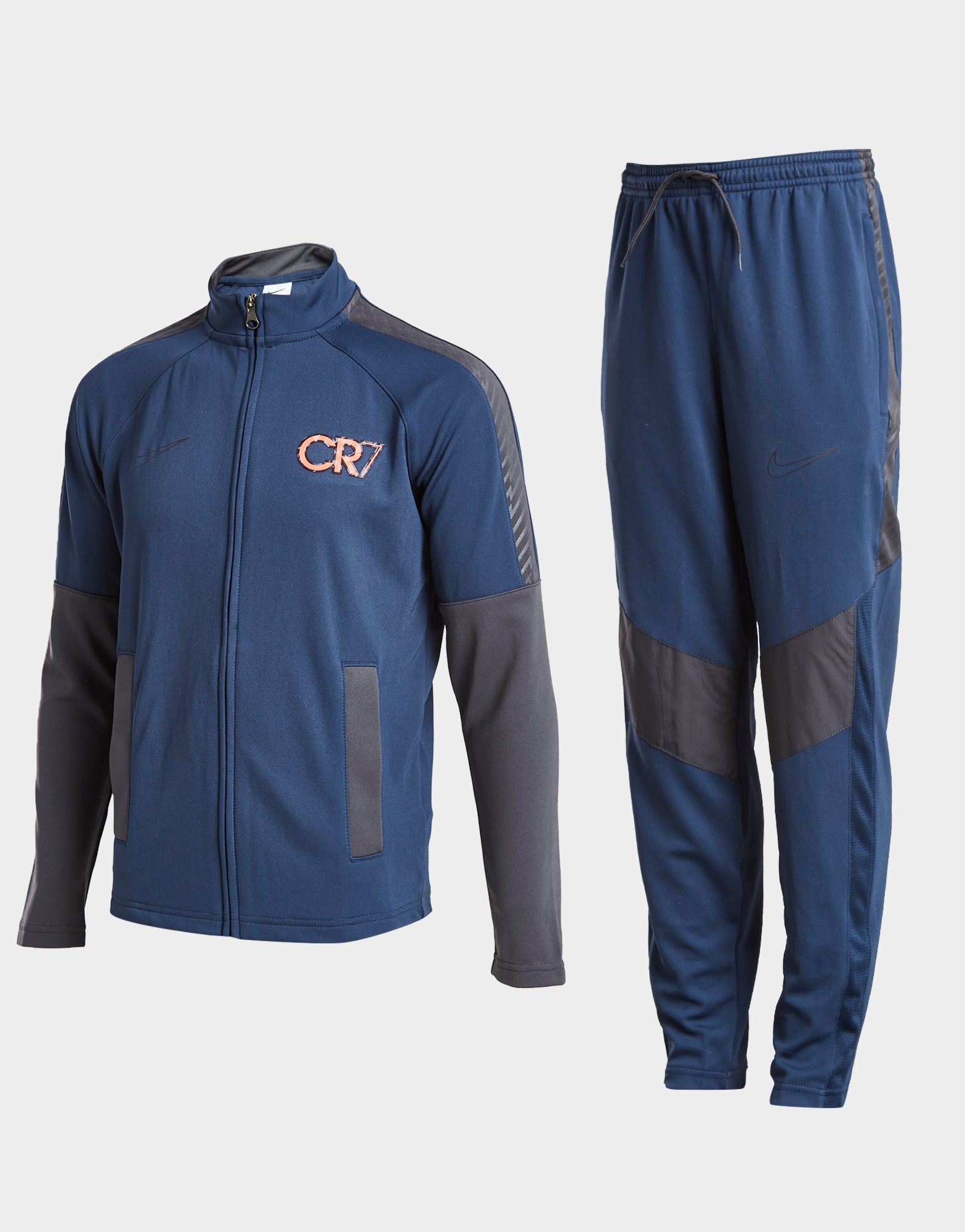Grey Nike Cr7 Tracksuit Junior Jd Sports