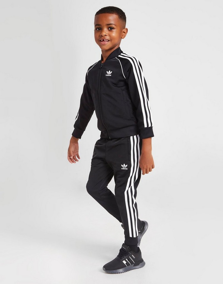 Black adidas Originals SST Tracksuit Children | JD Sports UK