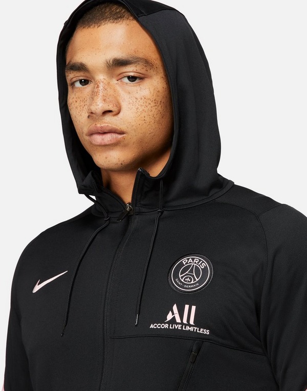 Black Nike Paris Saint Germain Strike Hooded Tracksuit Jd Sports