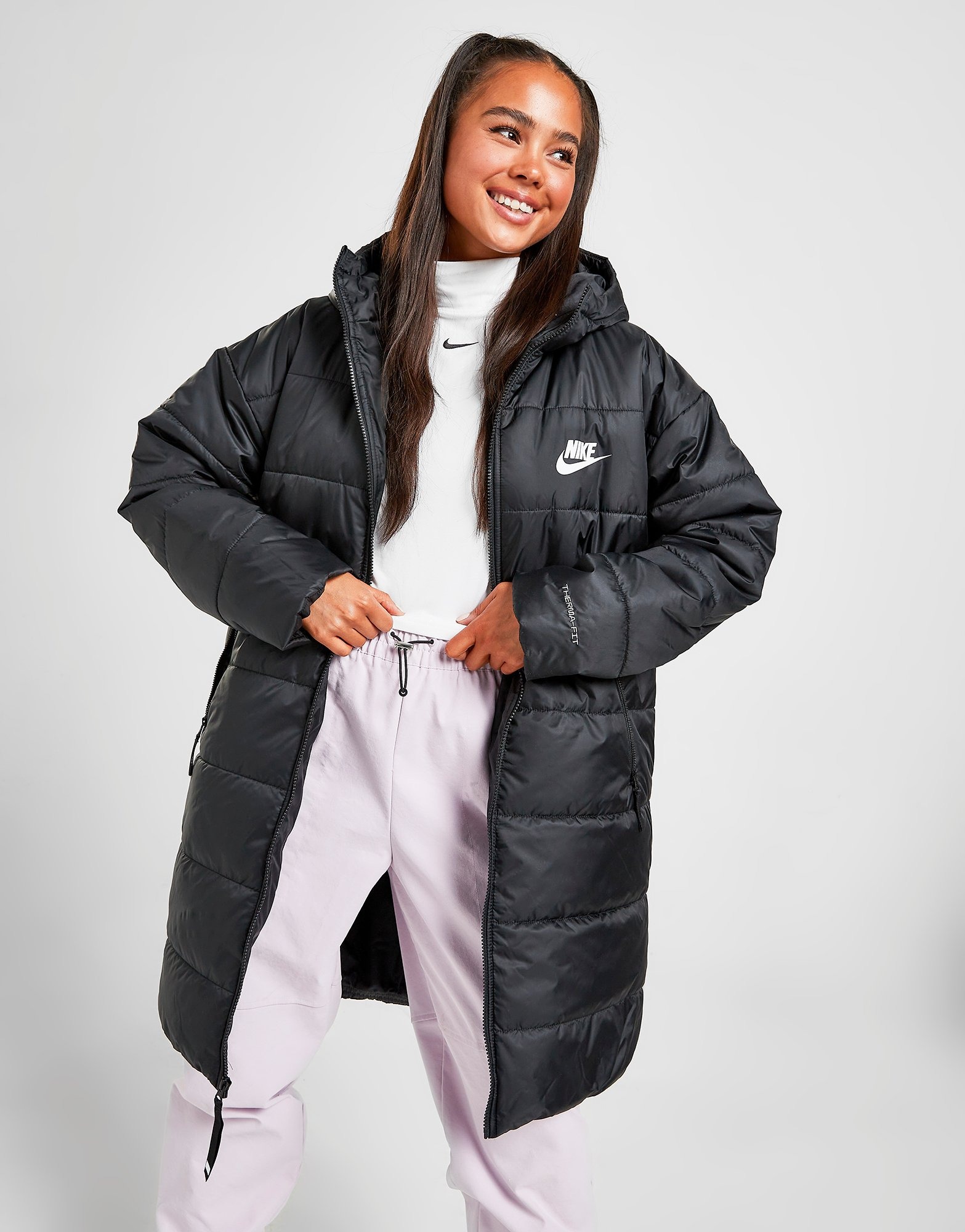 nike core swoosh parka
