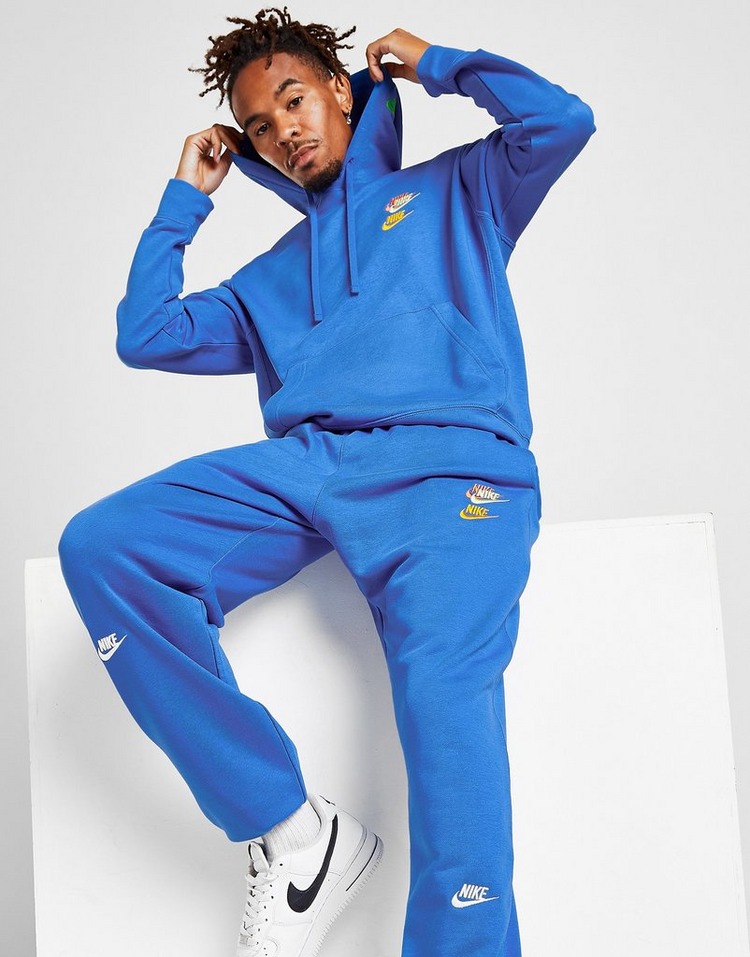 Blue Nike Multi Futura Hoodie | JD Sports