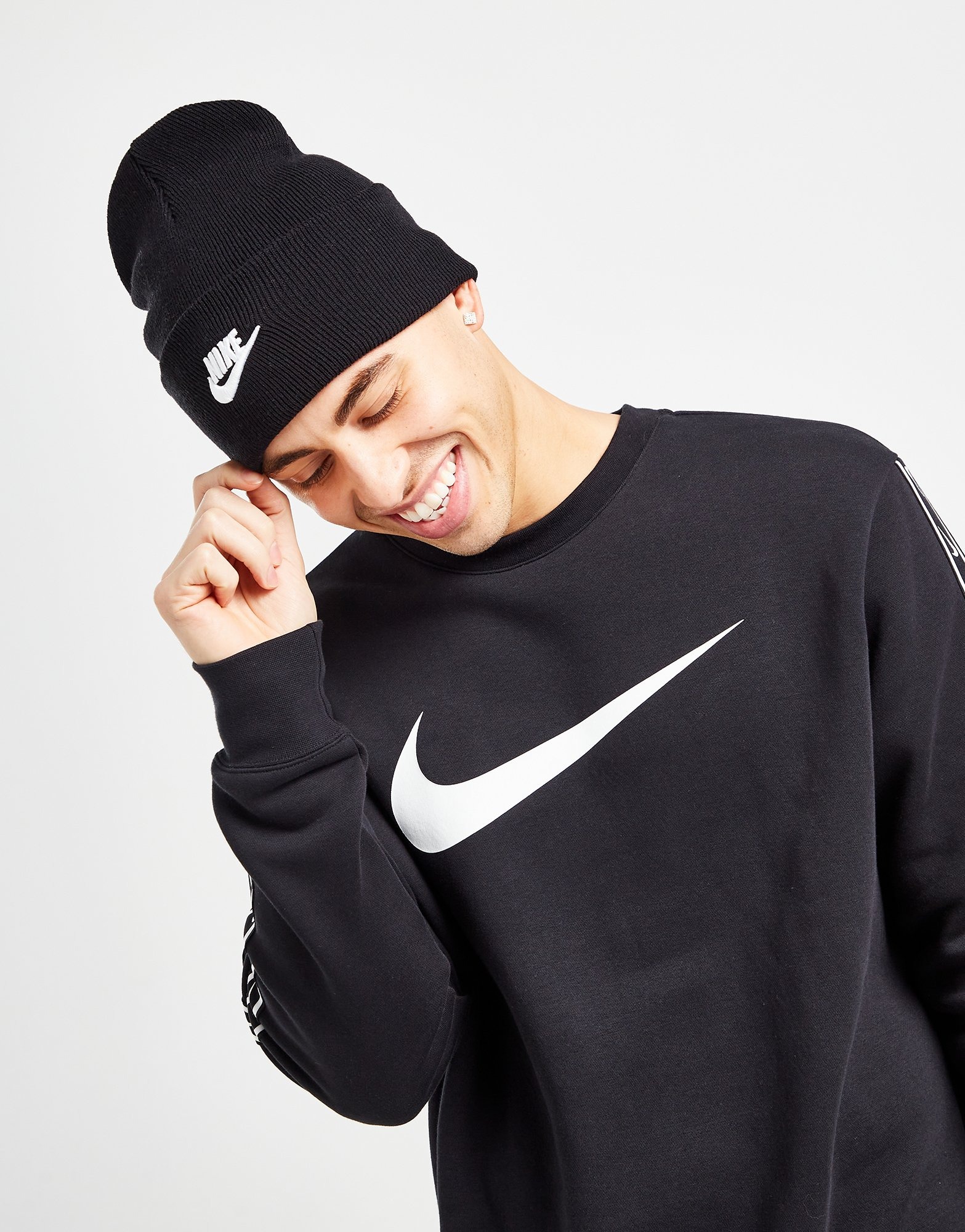 Black Nike UTILITY BEANIE | JD Sports Global - JD Sports Global