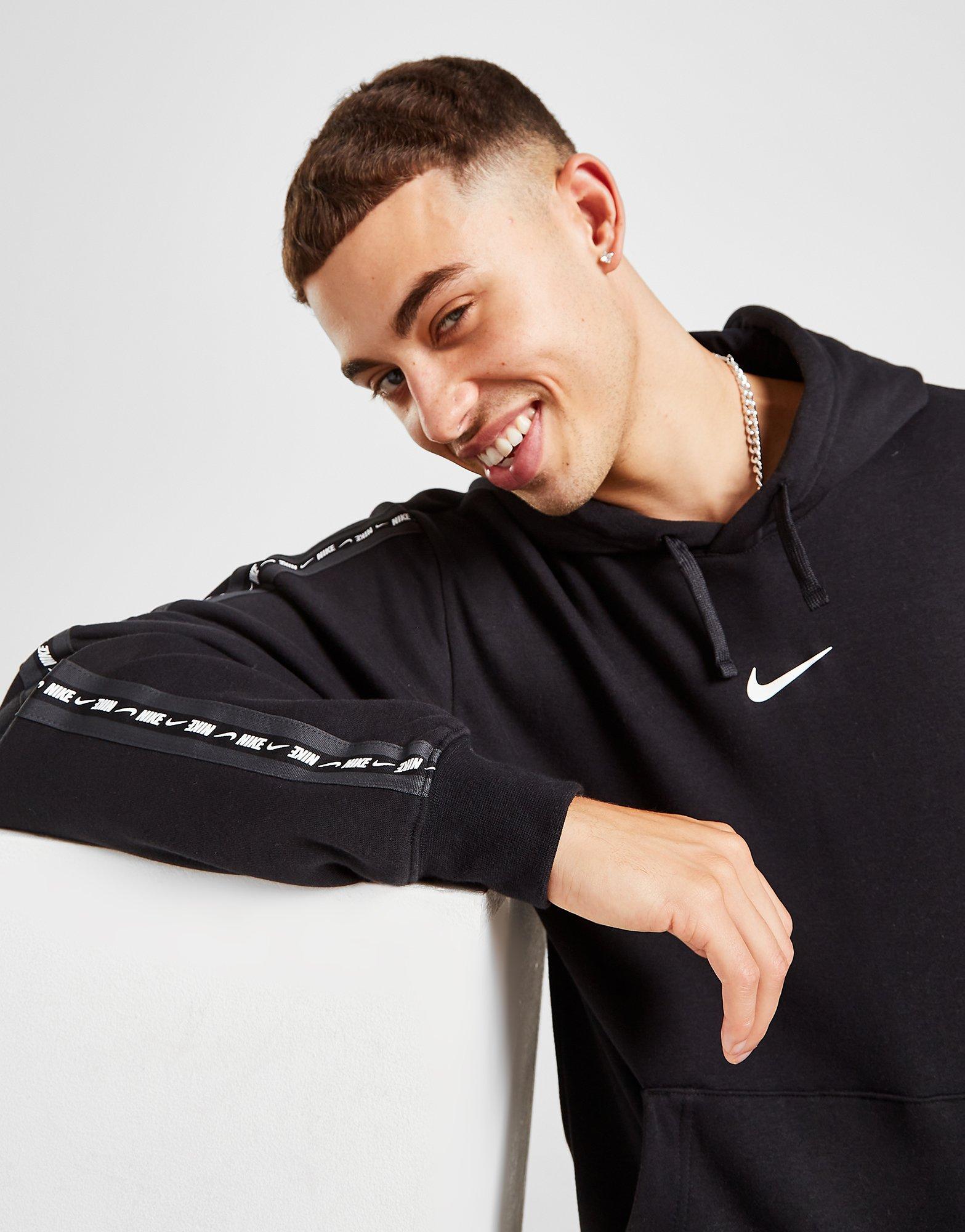 Nike black tape hoodie online