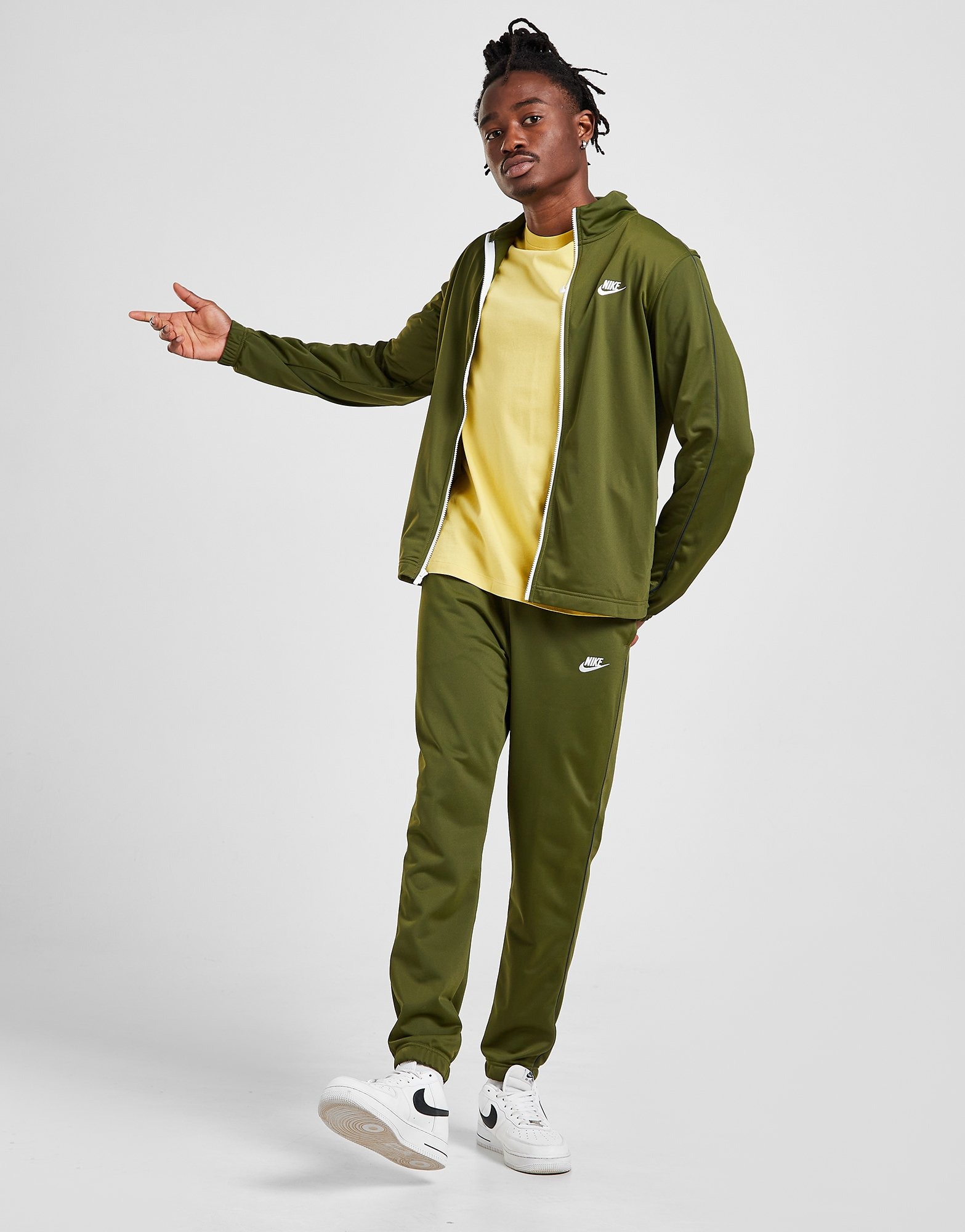 Green Nike Poly Tracksuit | JD Sports