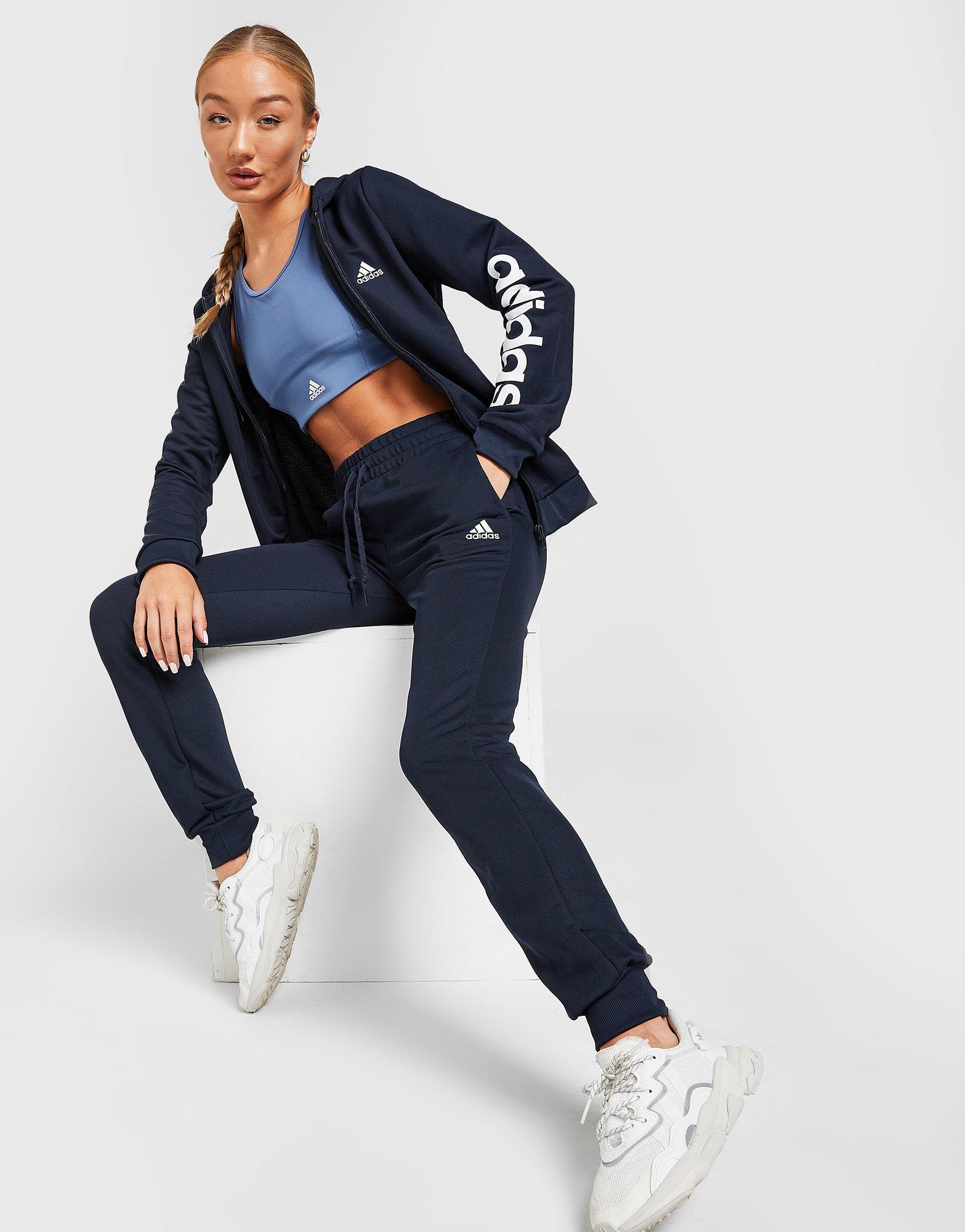 adidas linear french terry tracksuit