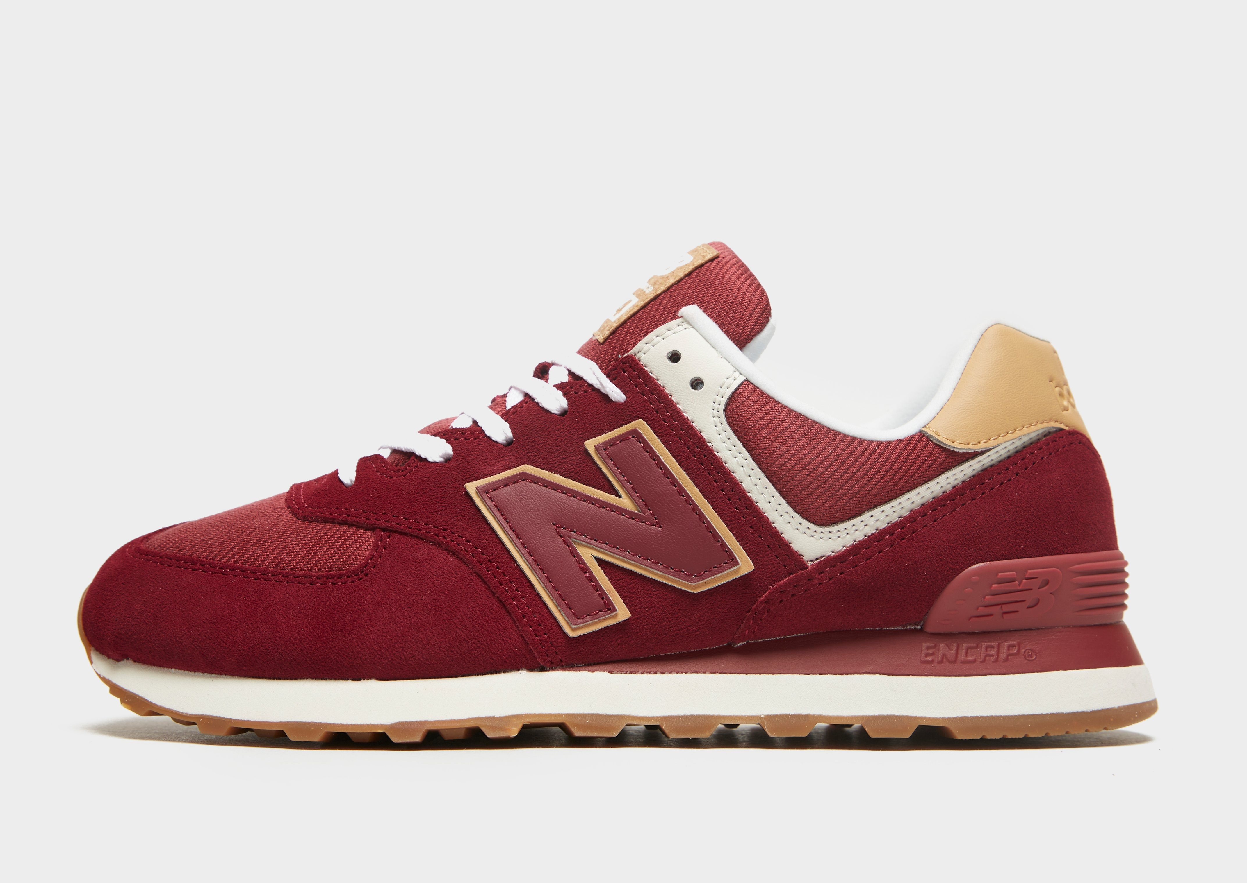 Punainen new balance 574 miehet jd sports