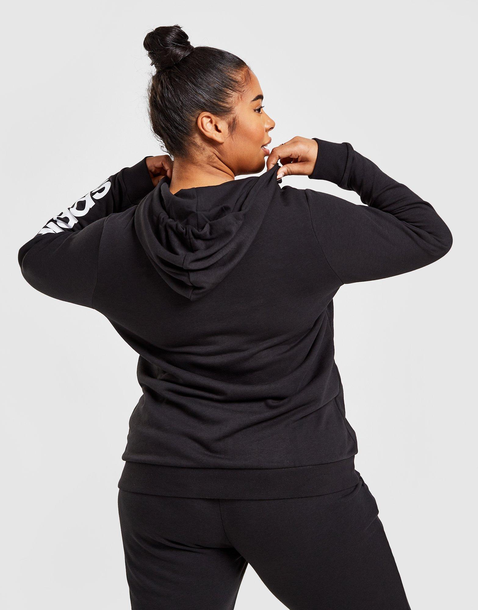adidas Plus Size Core Linear Full Zip Hoodie