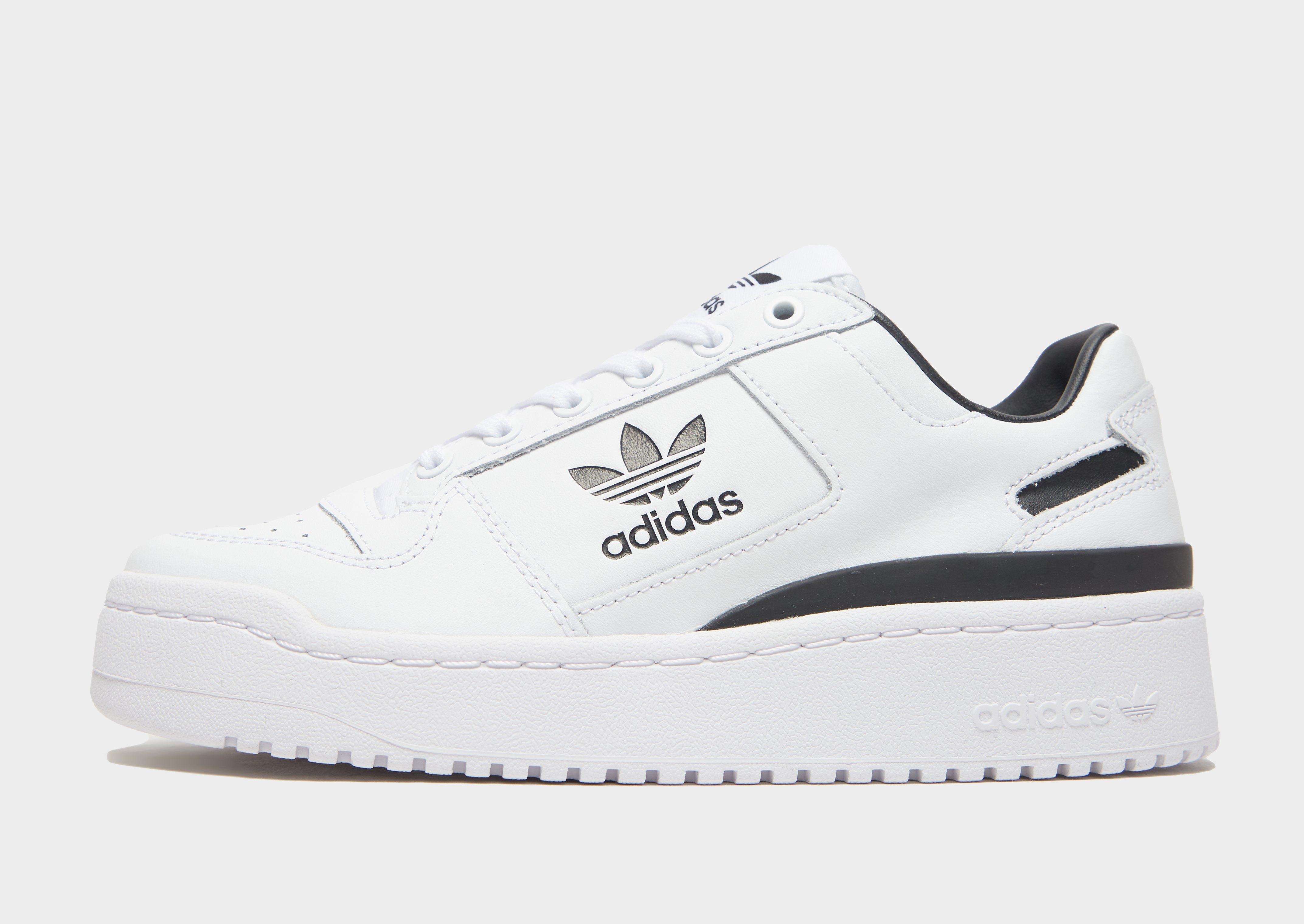 Adidas Originals Forum Bold Trainers In Triple White | ubicaciondepersonas.cdmx.gob.mx