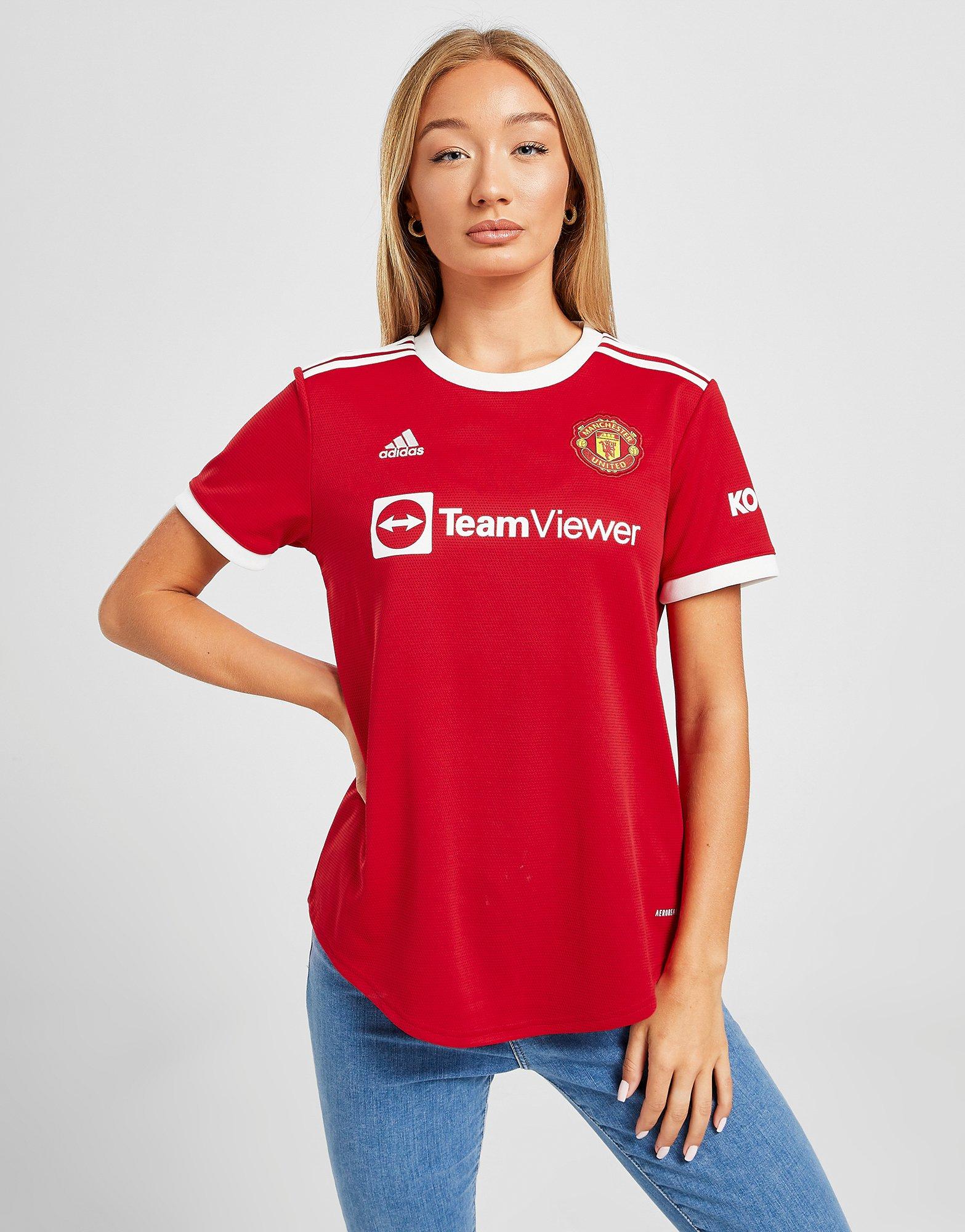 adidas manchester united women's jersey