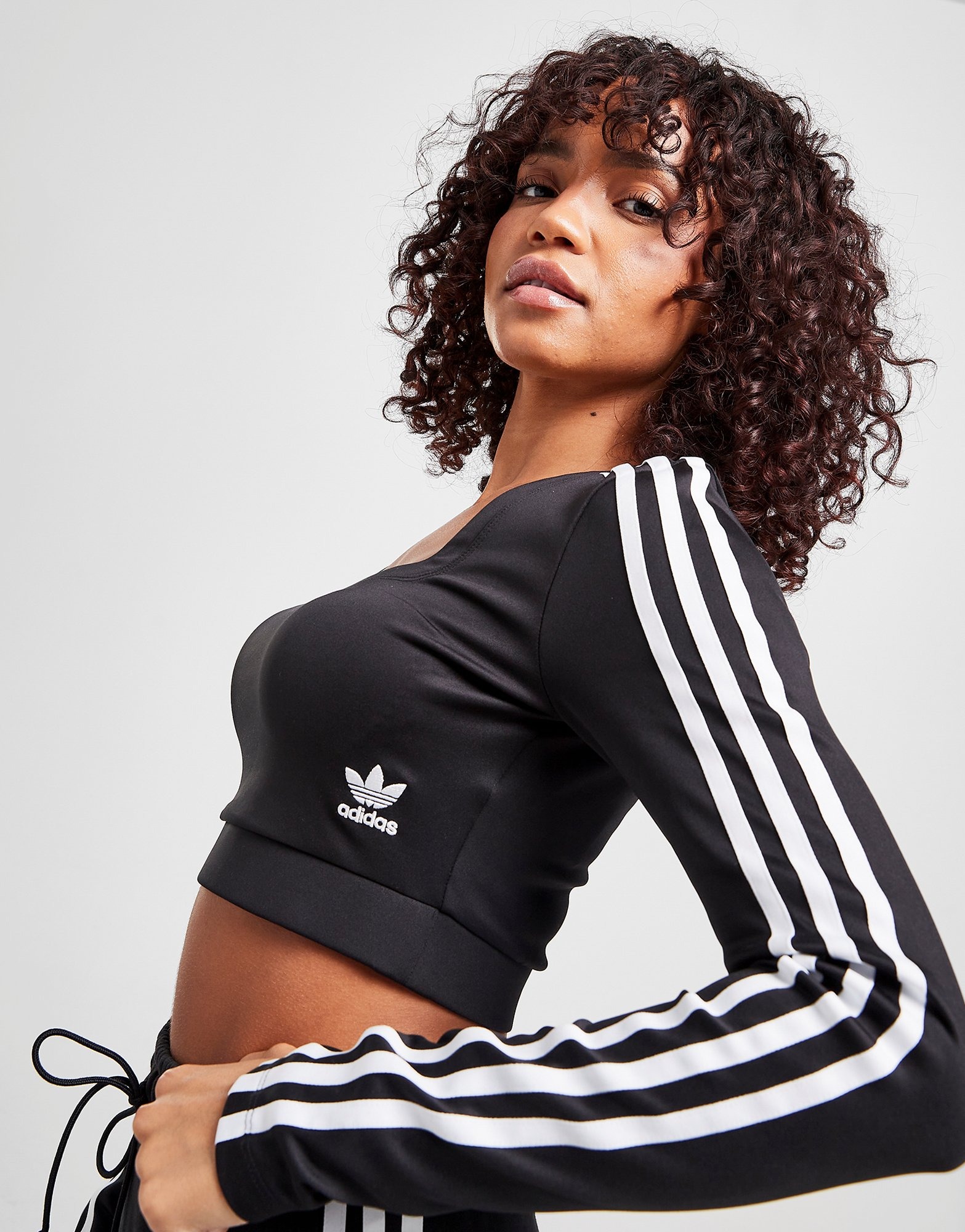 One shoulder adidas discount top