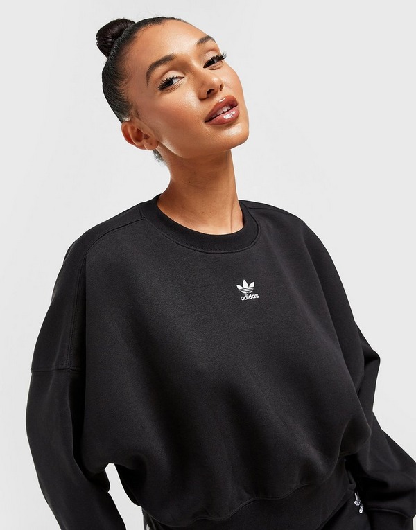 adidas Originals Essential Crop Crew Fleece Sweatshirt