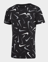 Nike All Over Print Swoosh T-Shirt Junior