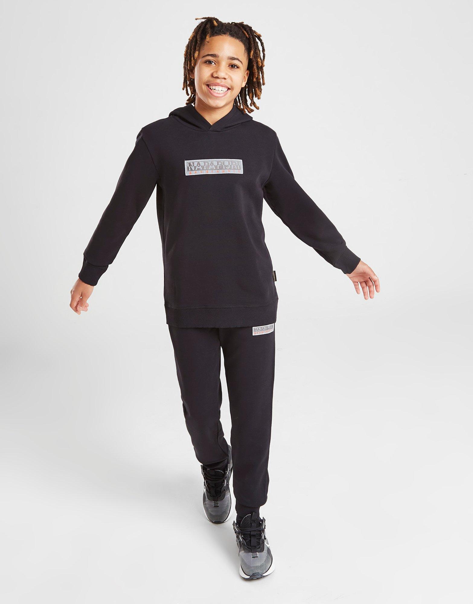 Napapijri Reflective Logo Fleece Hoodie Junior