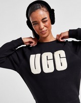 UGG Sweatshirt Fuzzy Logo Crew Femme