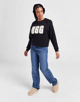 UGG Fuzzy Logo Crew Sweatshirt Damen