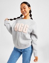 UGG Fuzzy Logo Crew Sweater Dames