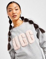 UGG Sweatshirt Fuzzy Logo Crew Femme