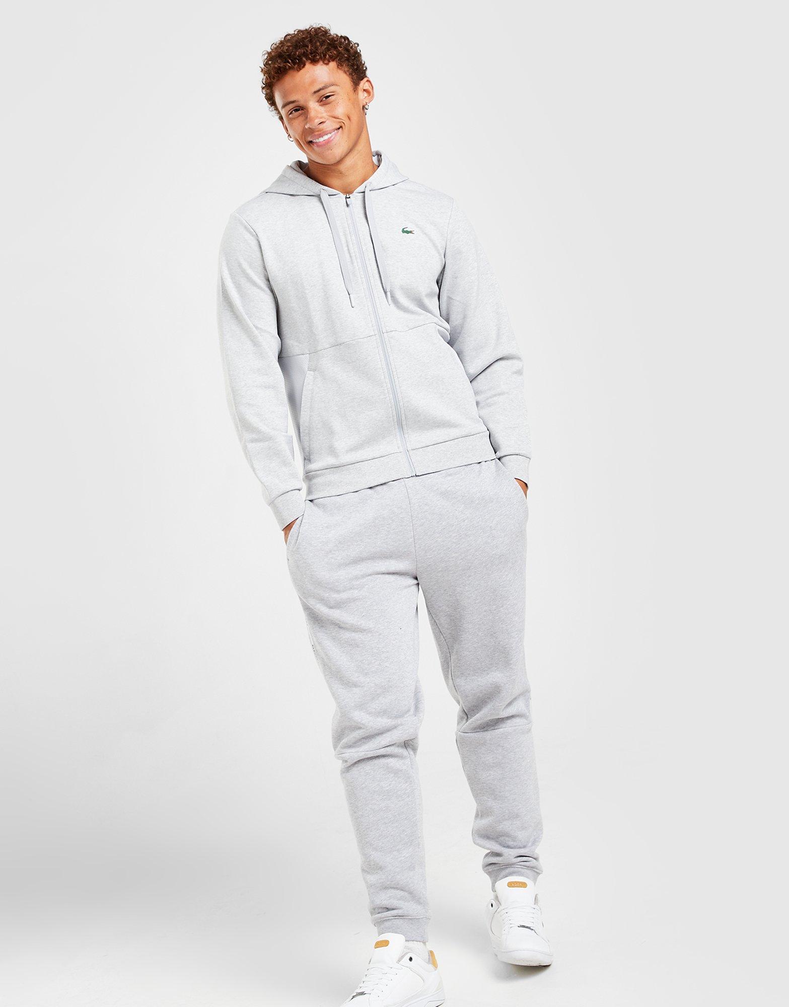 Lacoste Mesh Panel Full Zip Hoodie