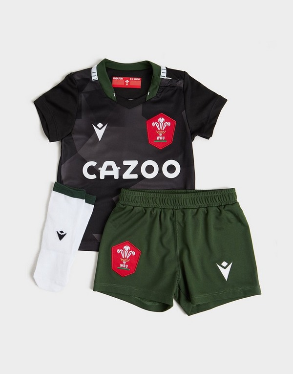 Macron Welsh Rugby Union 2021/22 Away Kit Infant