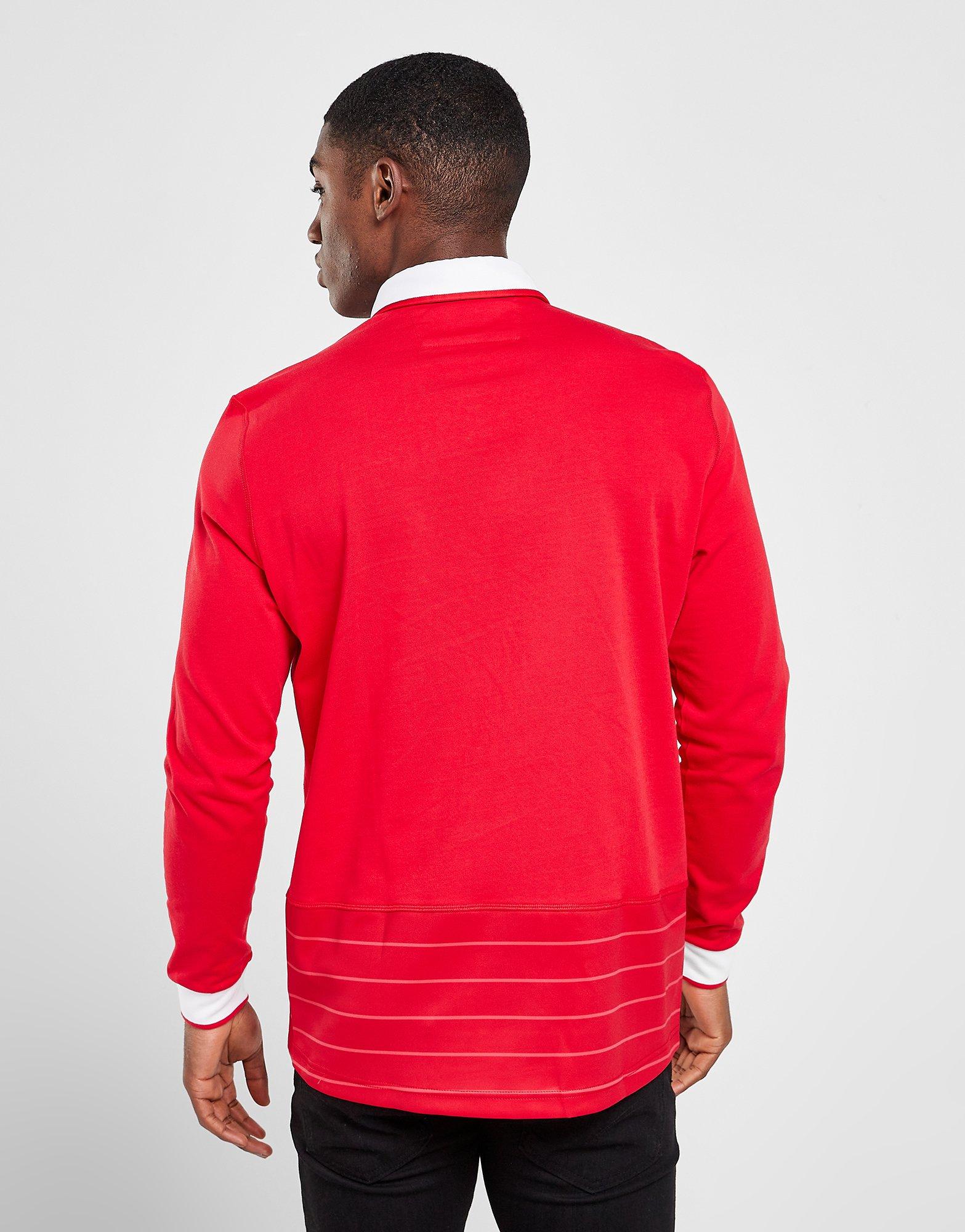 Macron Welsh Rugby Union 2021/22 Home Long Sleeve Shirt
