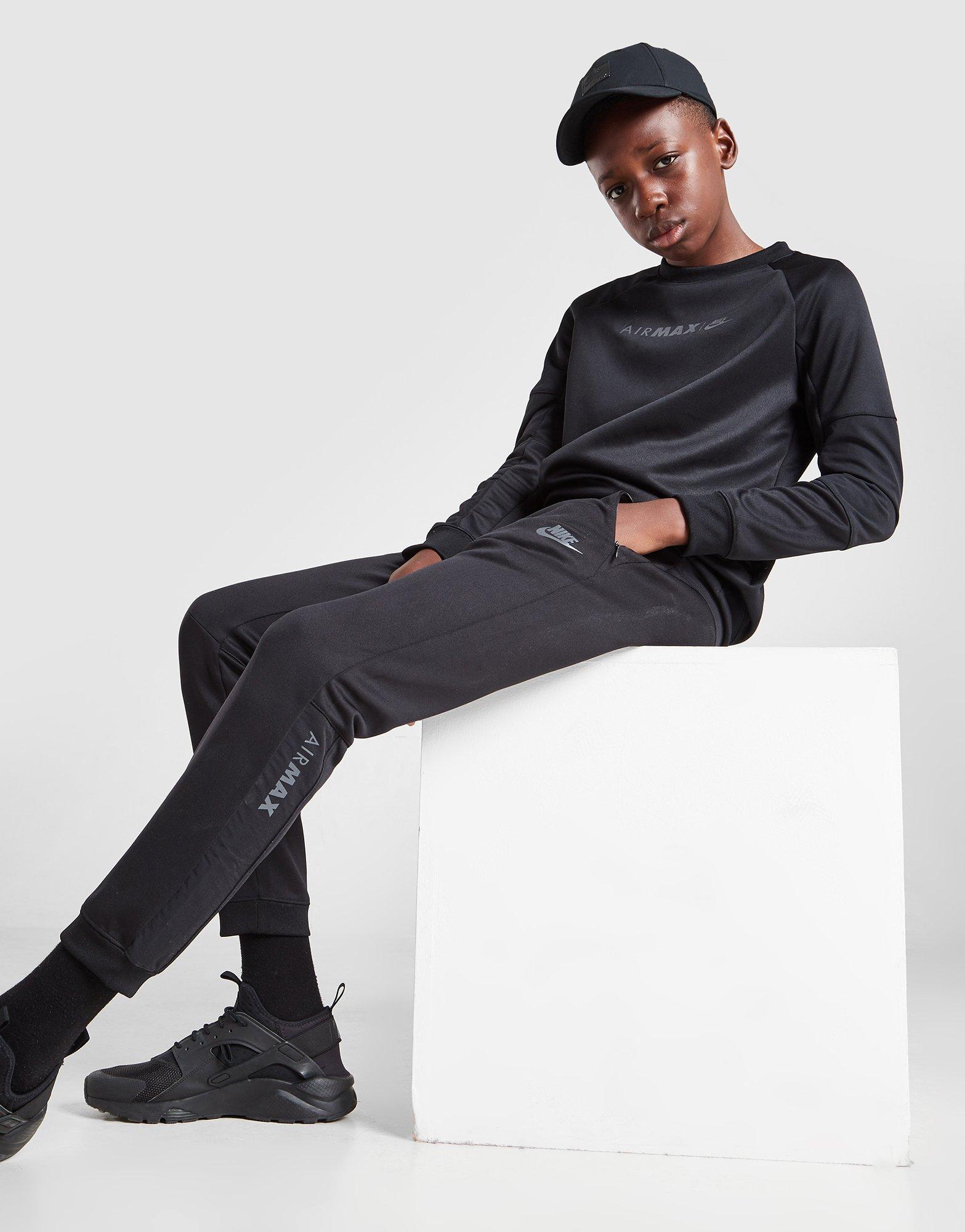 Black Nike Sportswear Air Max Track Pants Junior | JD Sports Malaysia