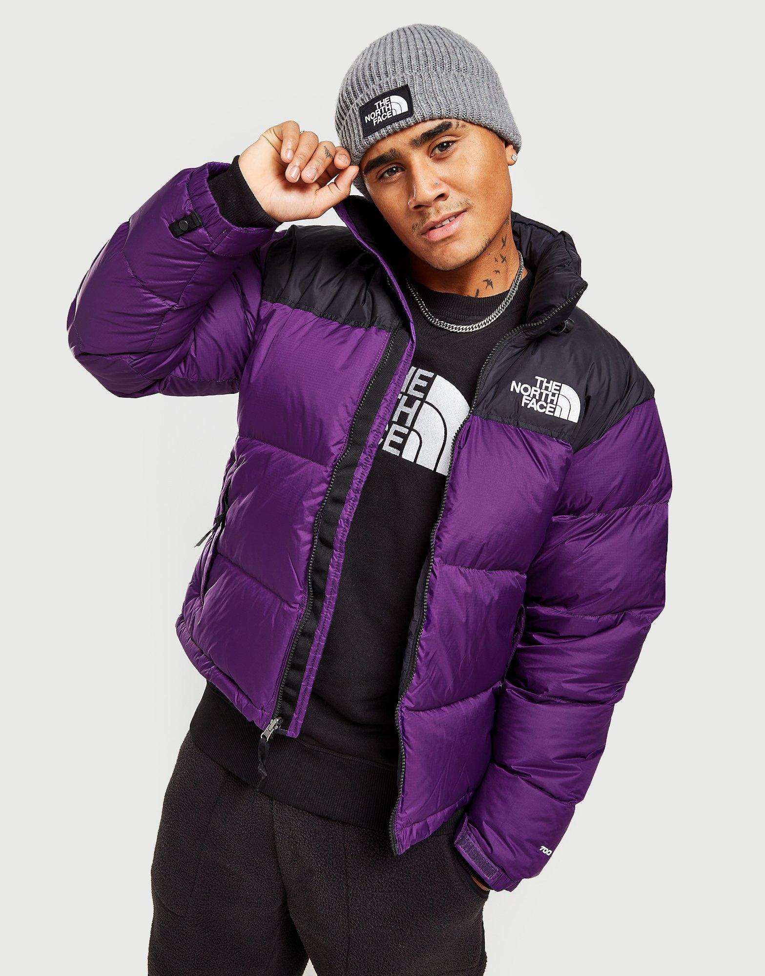 north face 1996 retro nuptse jacket purple