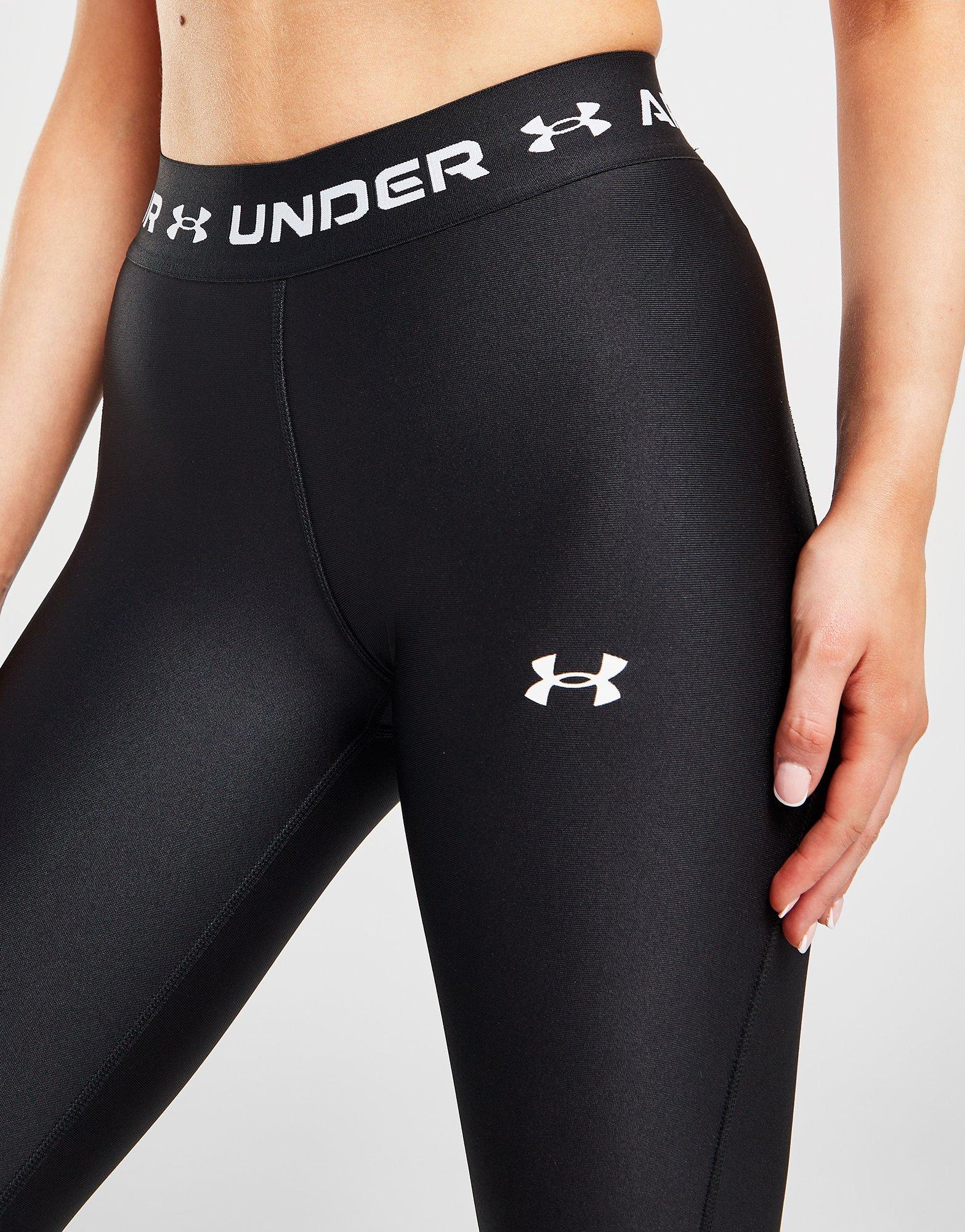 Under Armour Womens Branded Leggings - Black