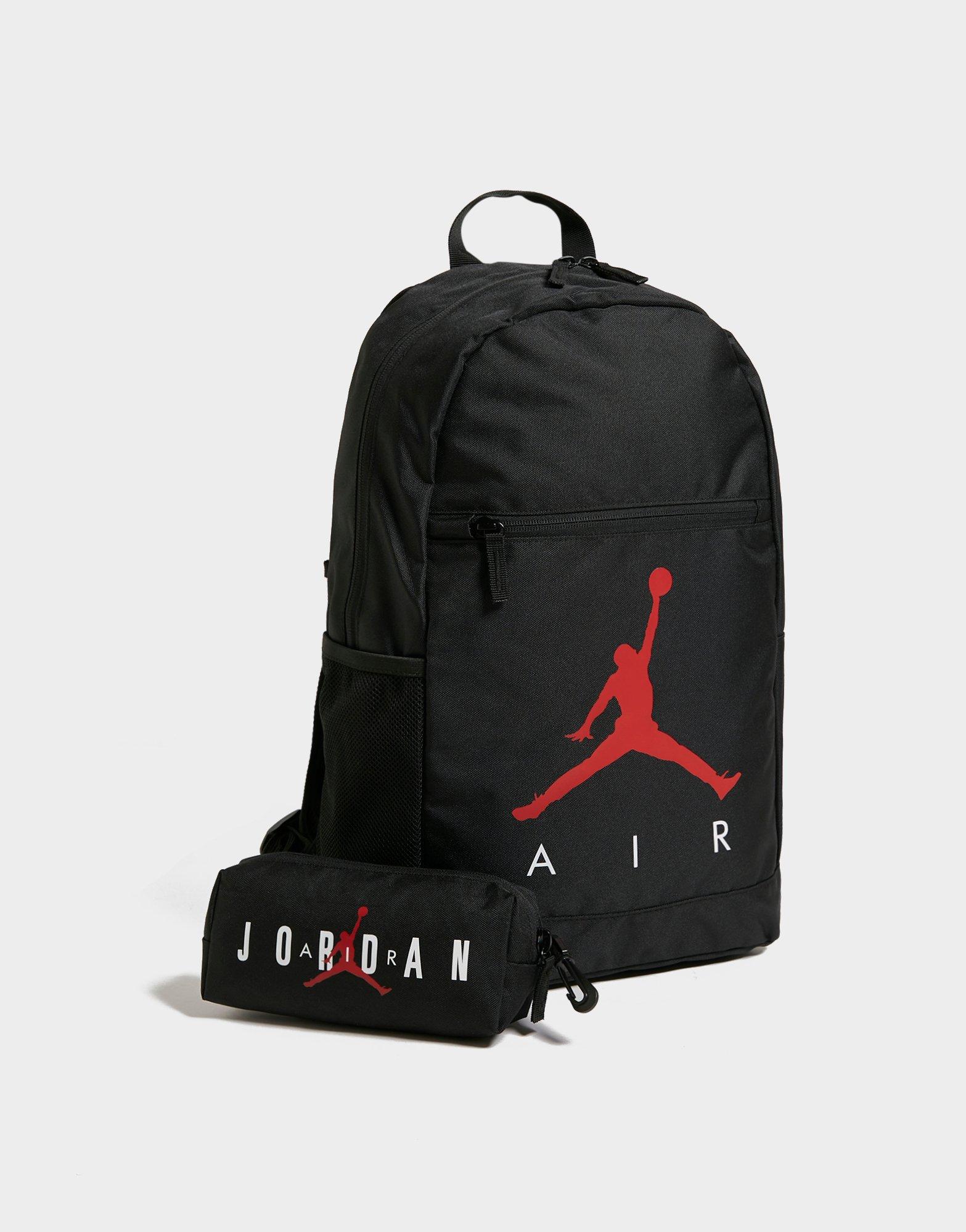 Black Jordan Pencil Case Backpack | JD 