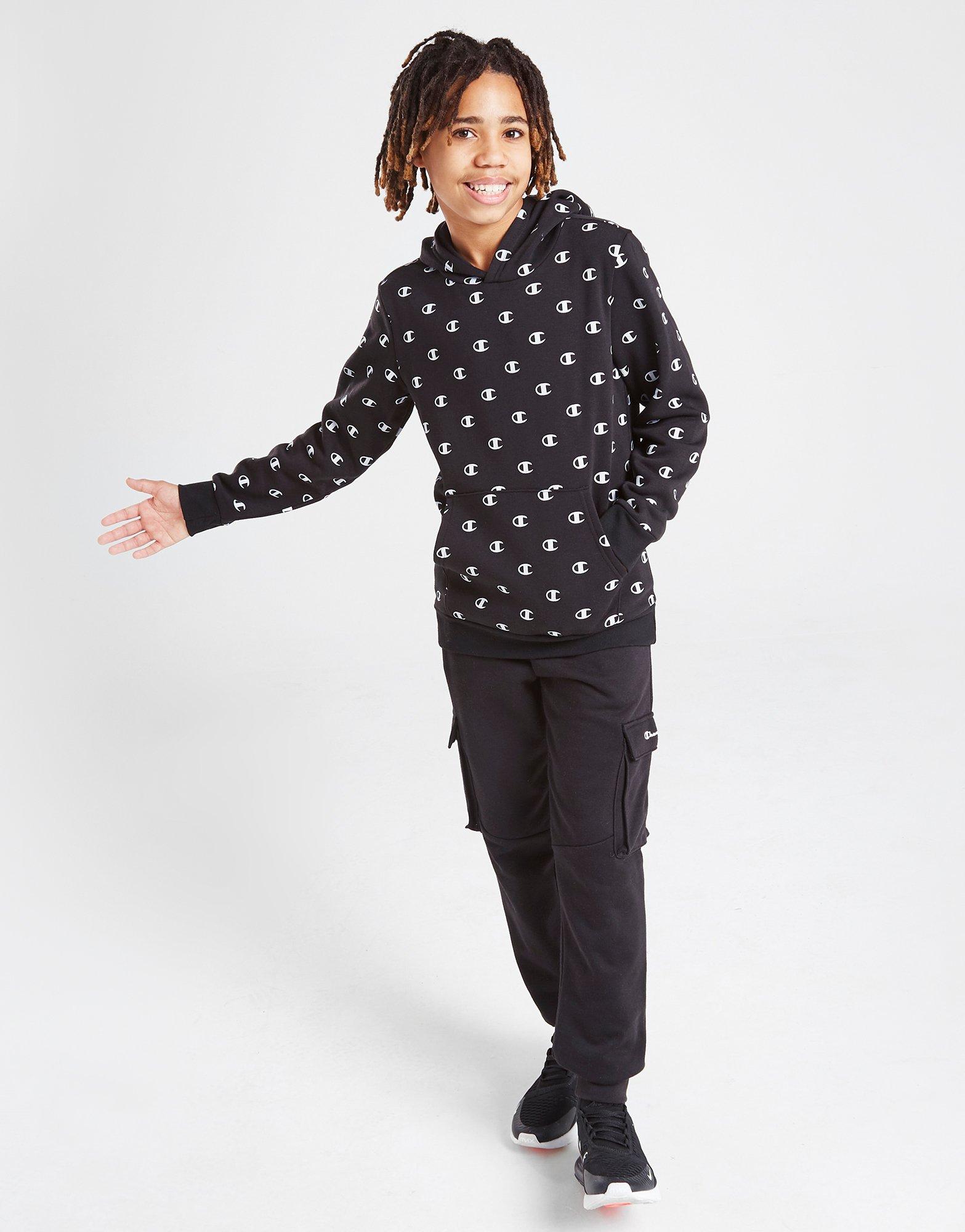 Champion All Over Print Hoodie Junior