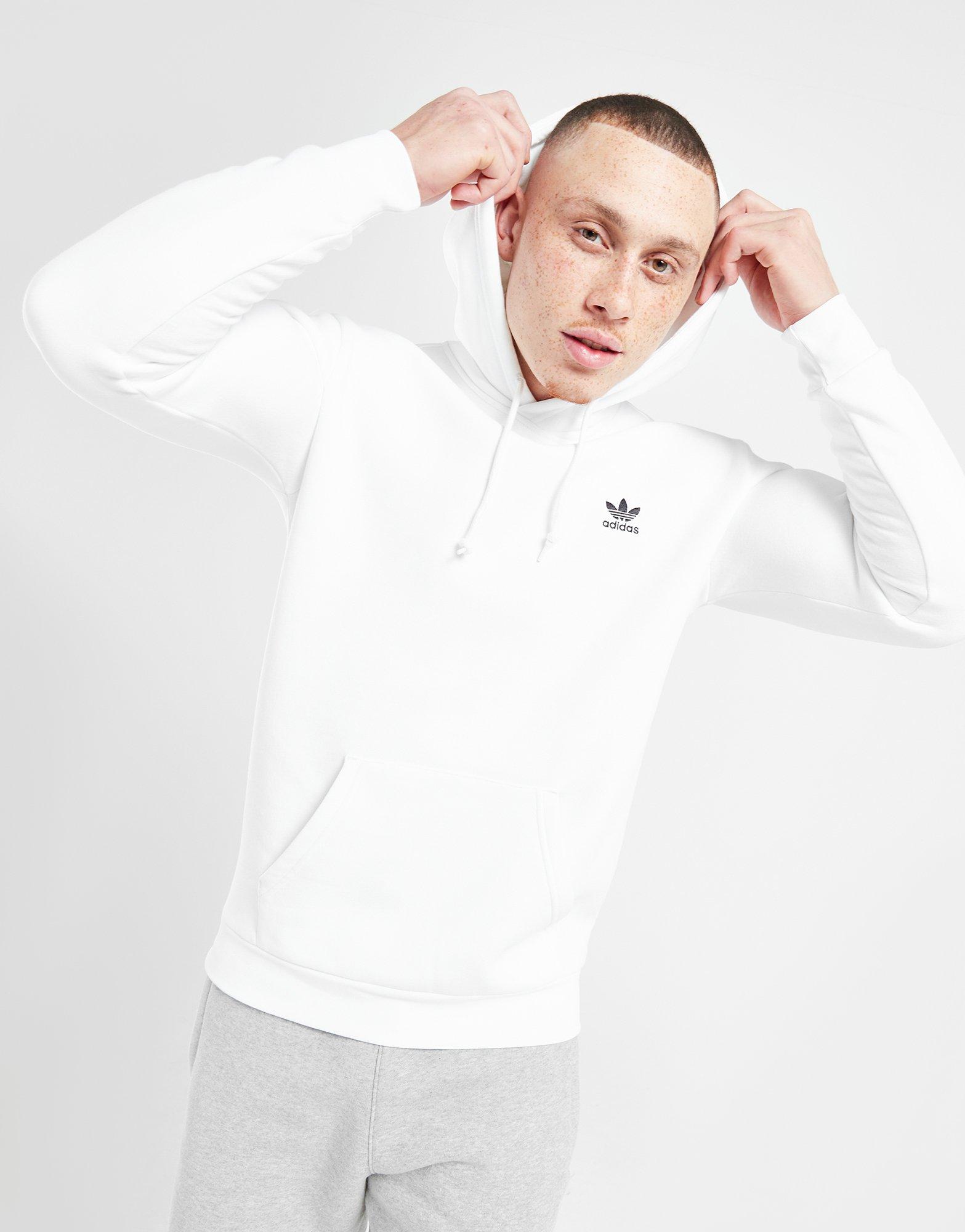 White adidas Originals Trefoil 