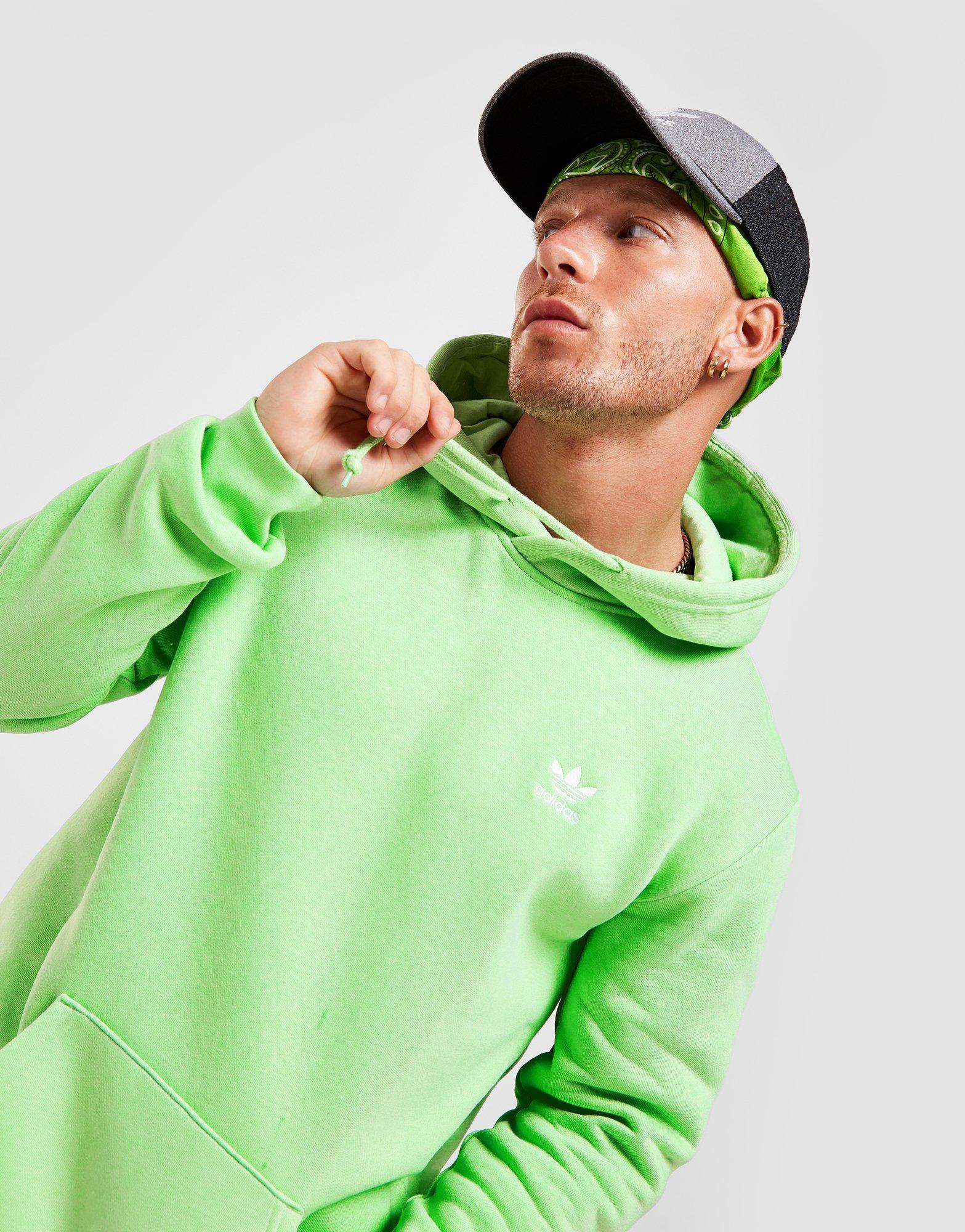 Adidas trefoil 2024 green hoodie