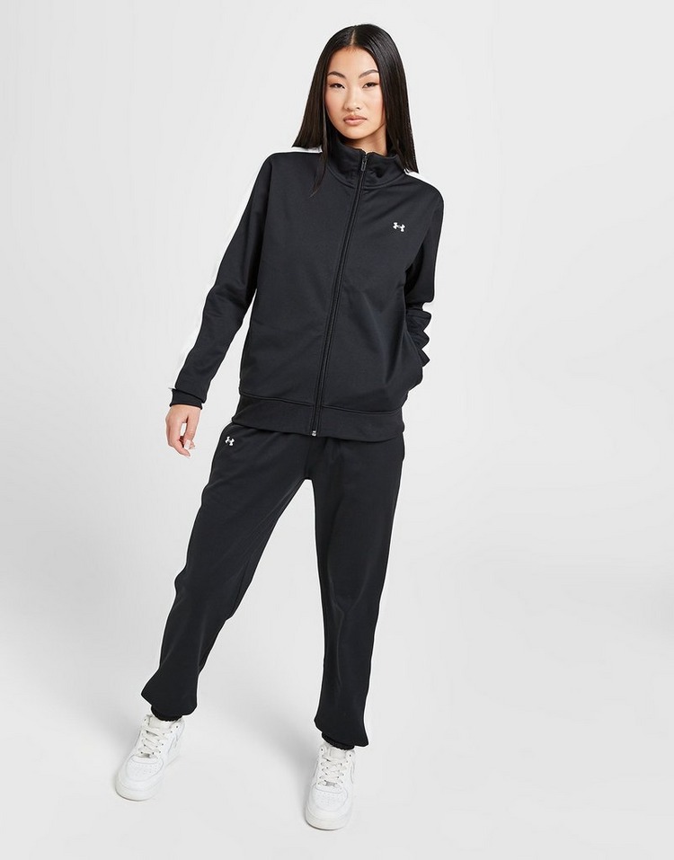 Black Under Armour Tricot Tracksuit | JD Sports UK