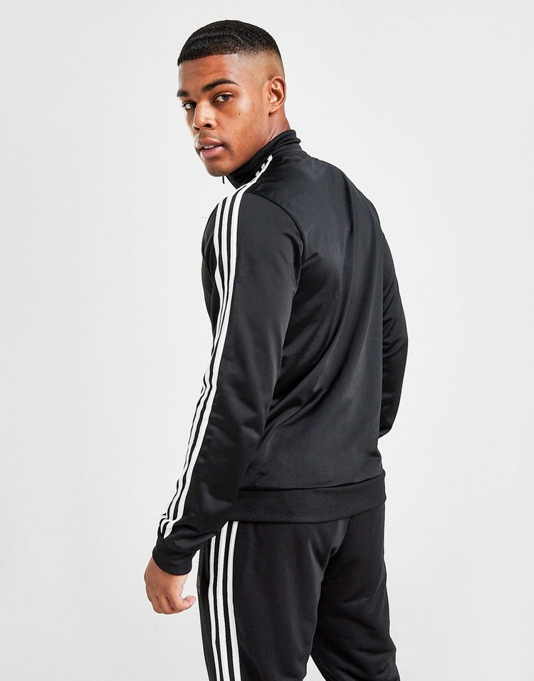 Black adidas Badge of Sport 3-Stripes Poly Track Top | JD Sports