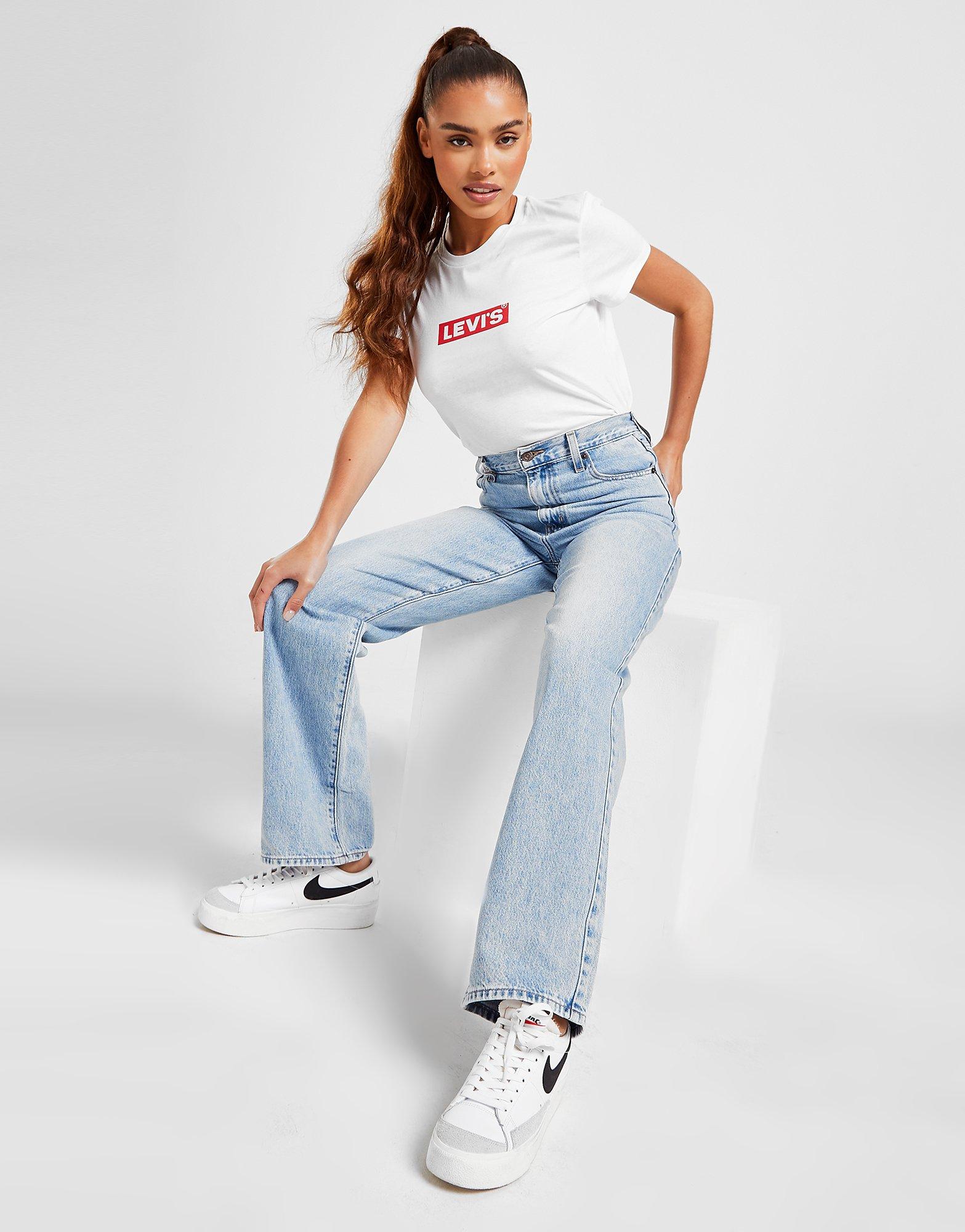 levis high waisted straight leg