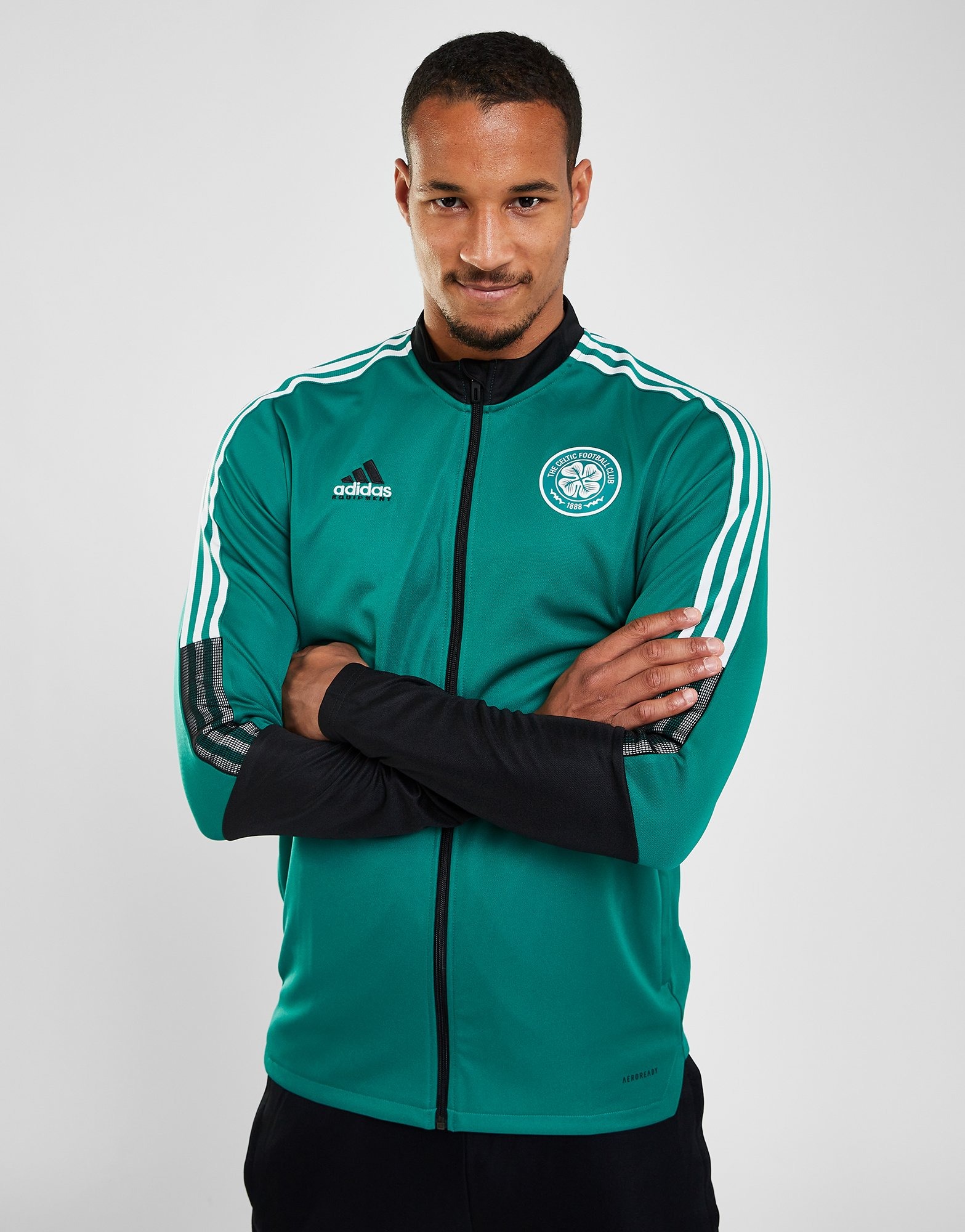 Groen adidas Celtic Tiro Trainingsjack Heren | JD Sports